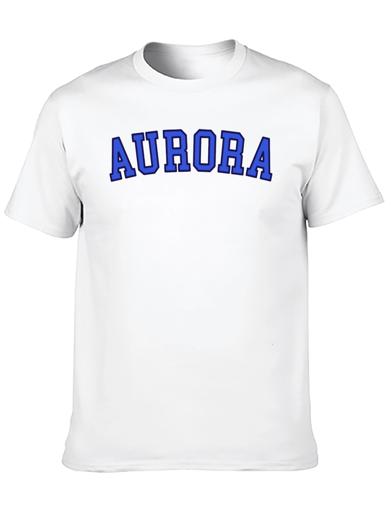 Aurora Graphic T-Shirt - Bold Blue Lettering