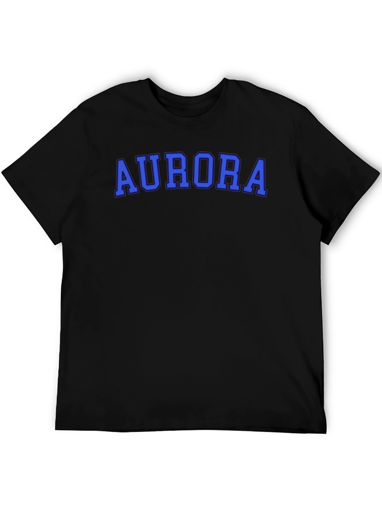 Aurora Graphic T-Shirt - Bold Blue Lettering