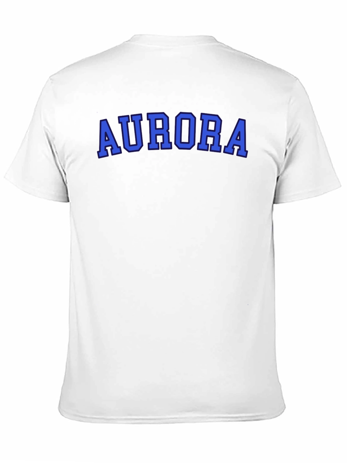 Aurora Graphic T-Shirt - Bold Blue Lettering