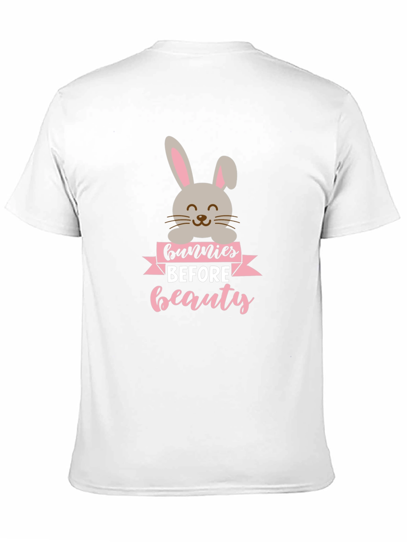 Bunnies Before Beauty Black Graphic Tee