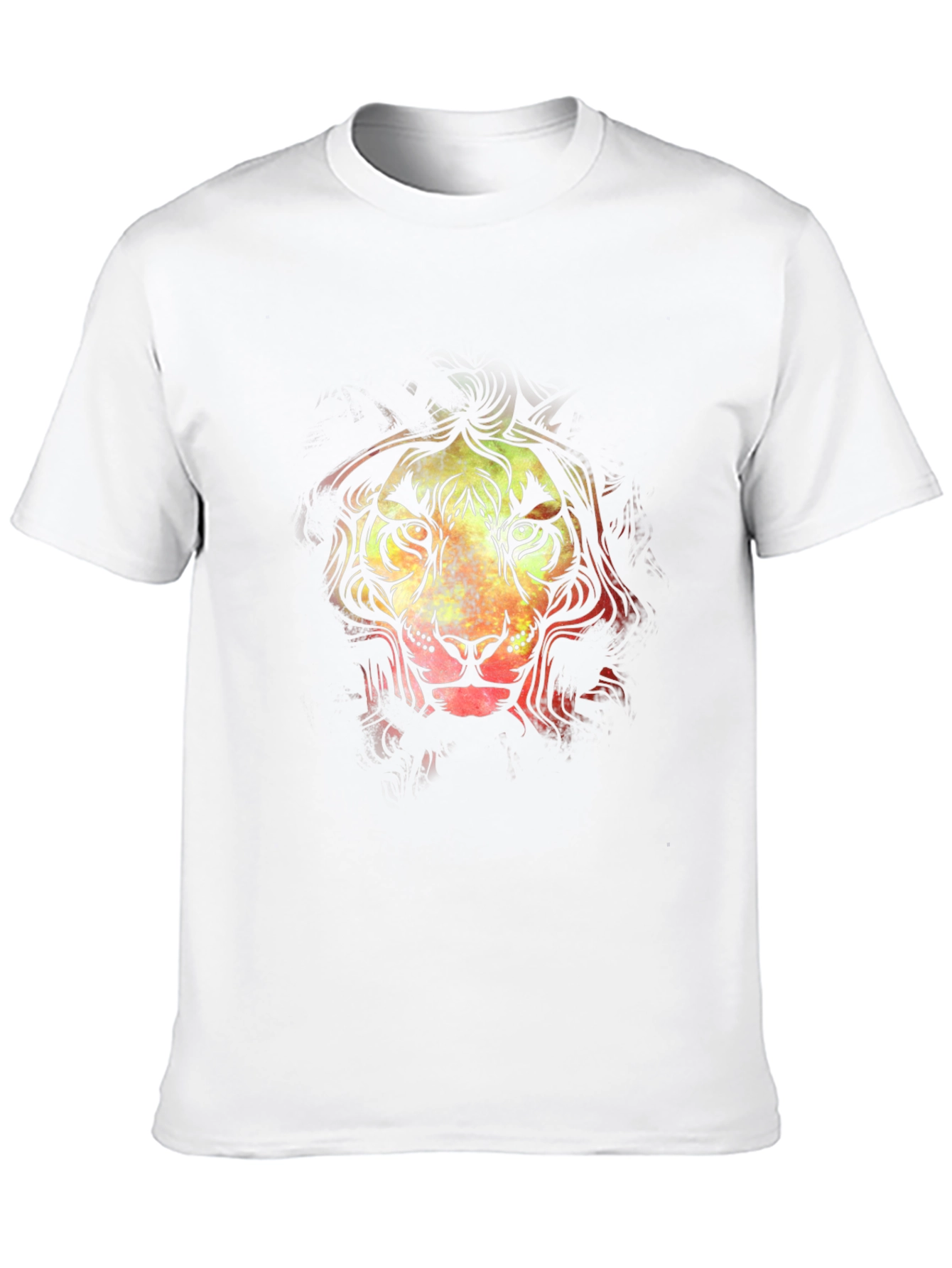 Rasta Lion Graphic Tee - Black