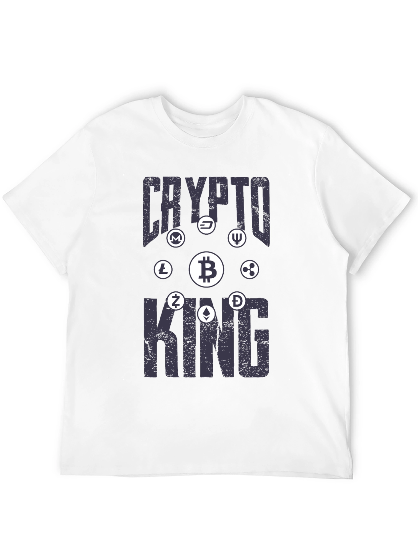 Crypto King T-Shirt - Bitcoin & Altcoin Design