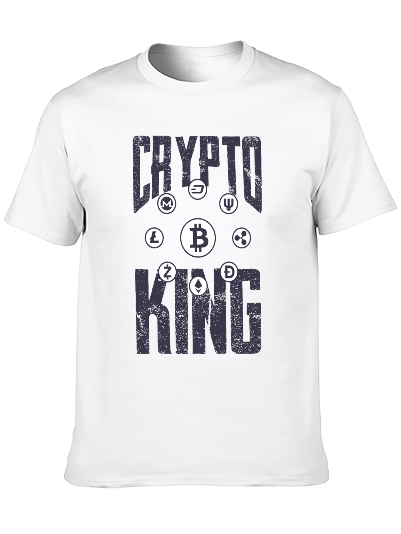 Crypto King T-Shirt - Bitcoin & Altcoin Design