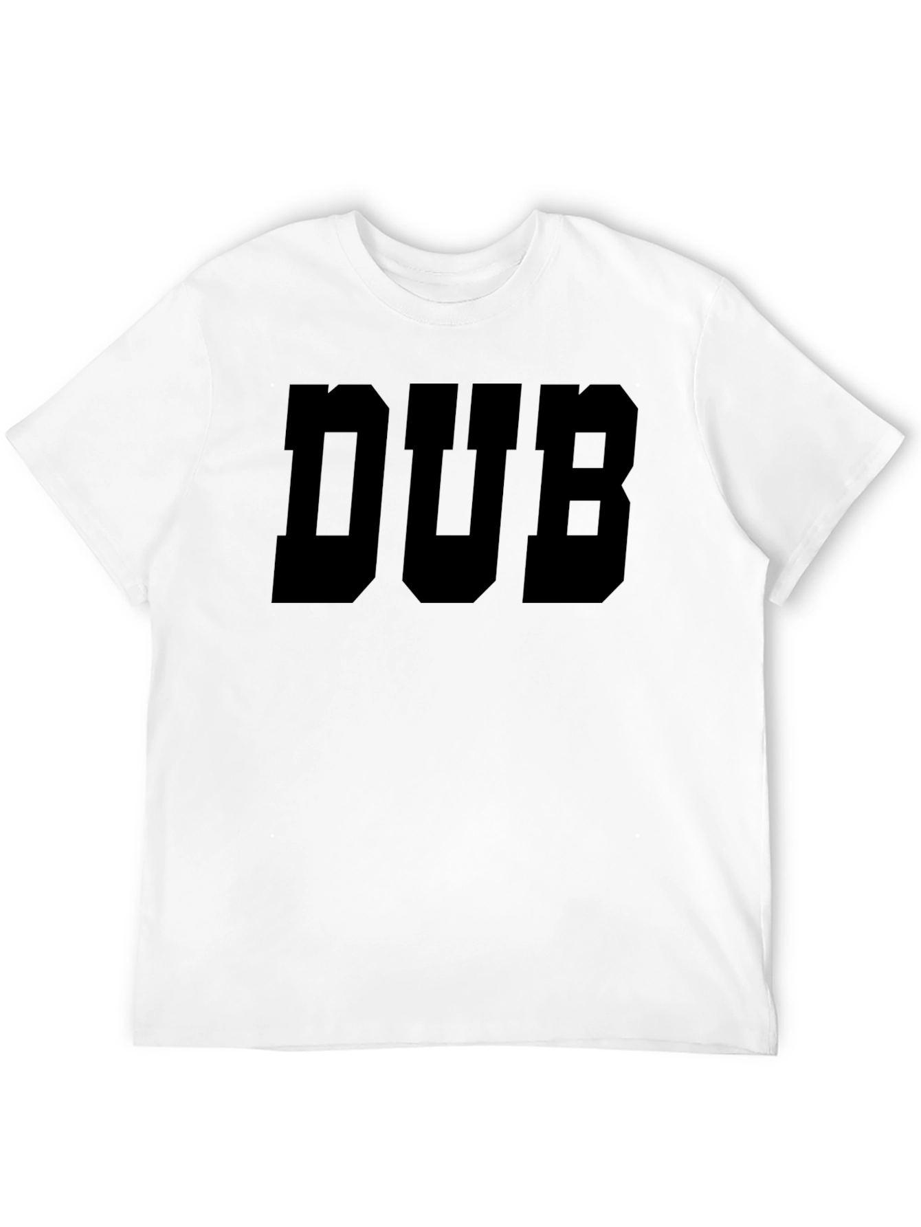 DUB Graphic Tee - Bold Black Cotton T-Shirt