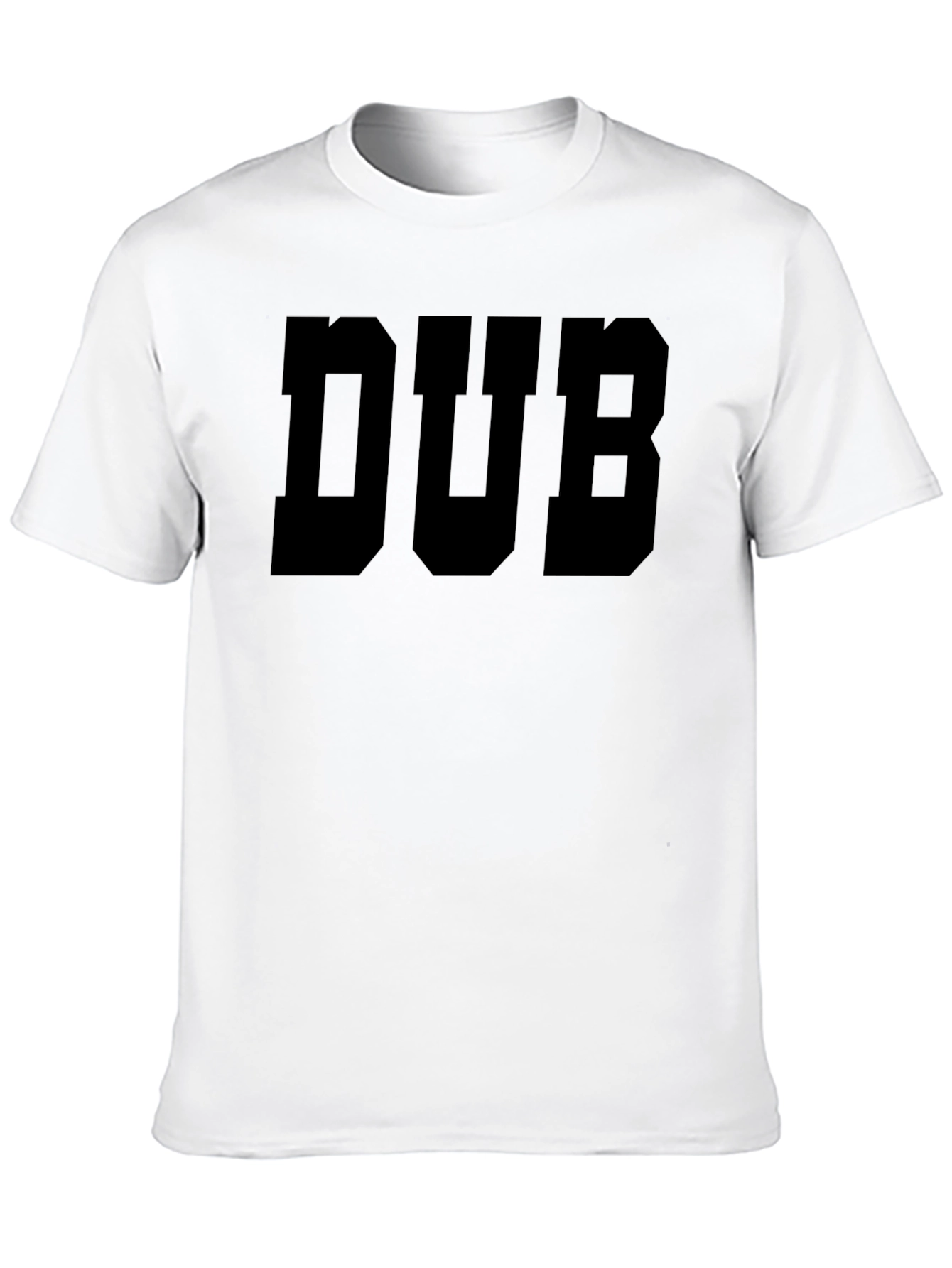DUB Graphic Tee - Bold Black Cotton T-Shirt