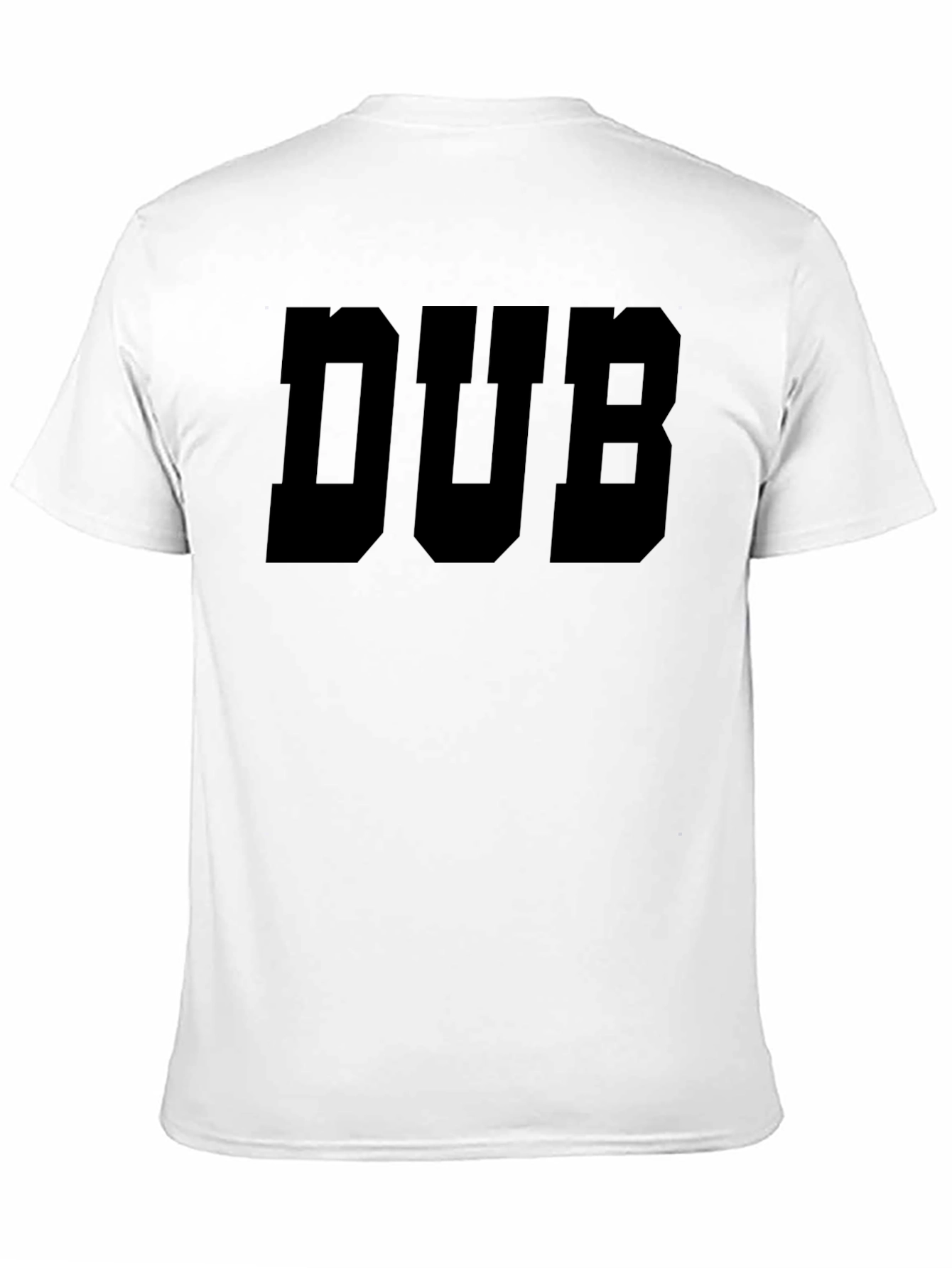 DUB Graphic Tee - Bold Black Cotton T-Shirt