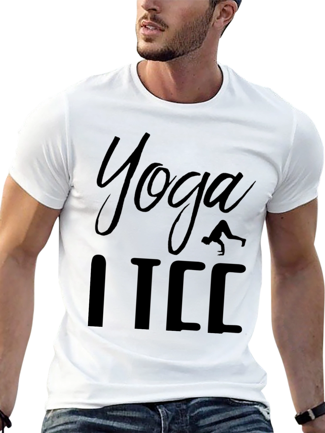 Yoga ITC T-Shirt - Black Graphic Tee