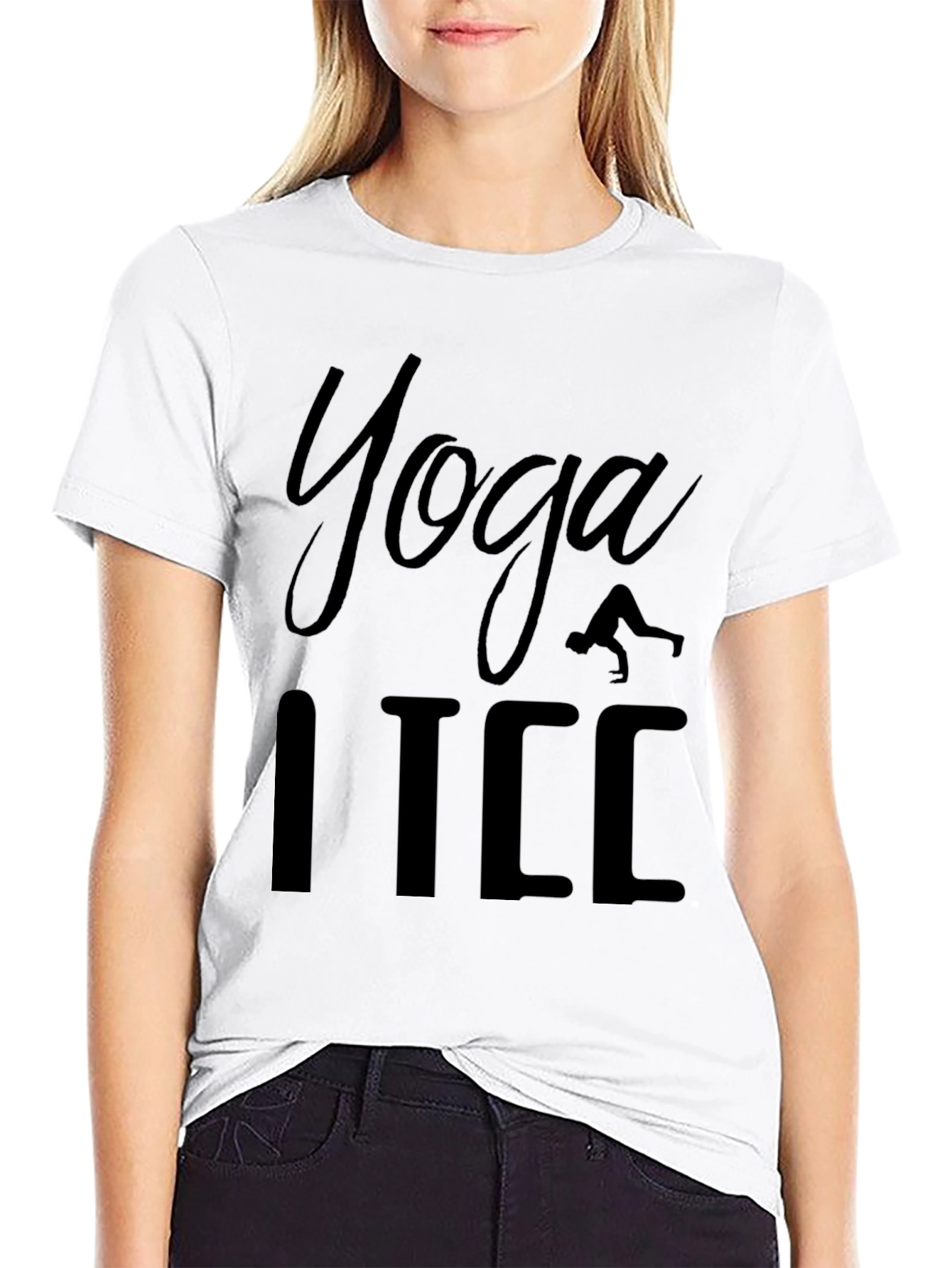Yoga ITC T-Shirt - Black Graphic Tee