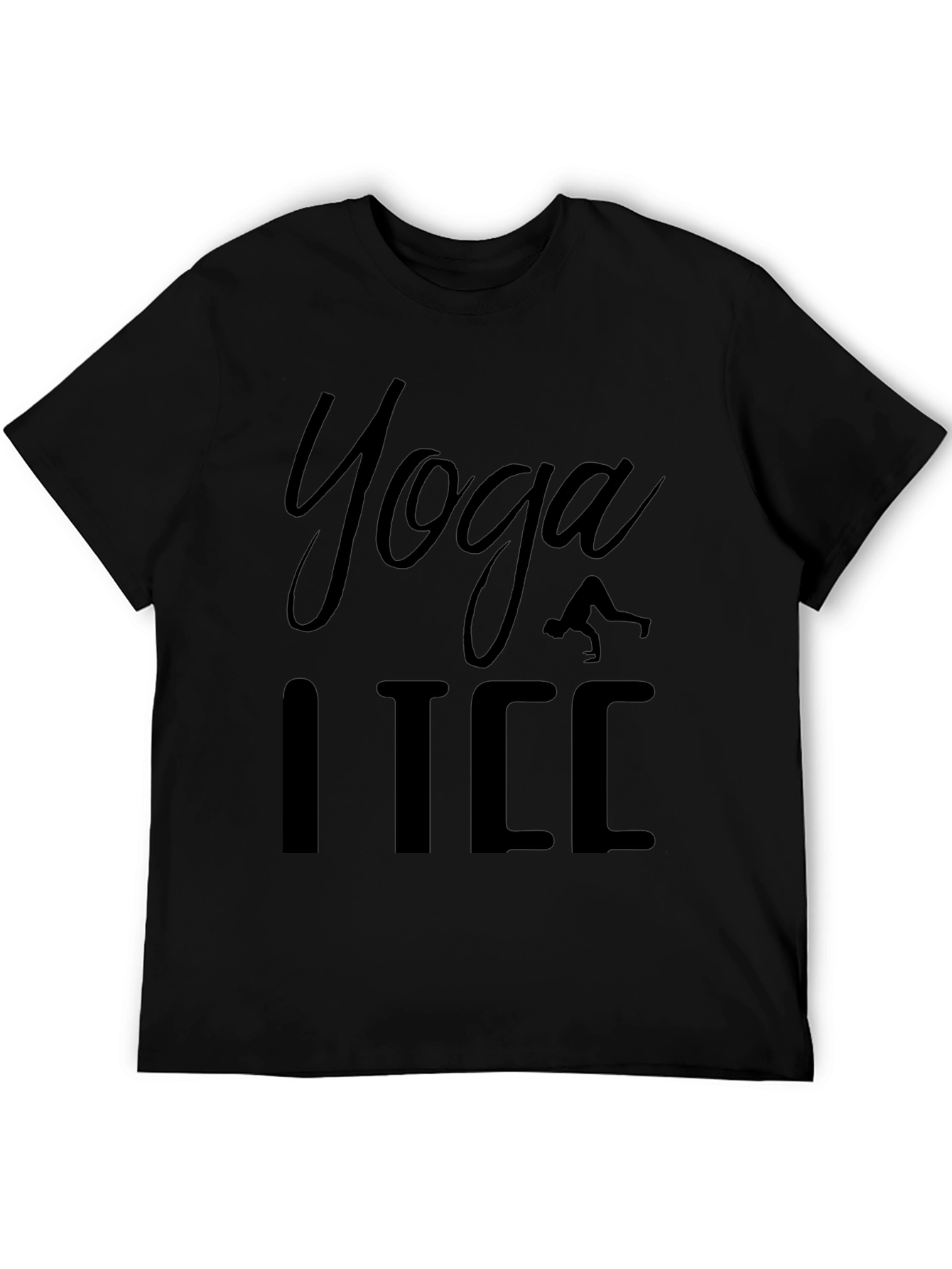 Yoga ITC T-Shirt - Black Graphic Tee