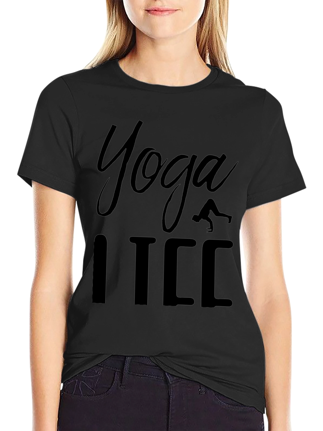 Yoga ITC T-Shirt - Black Graphic Tee