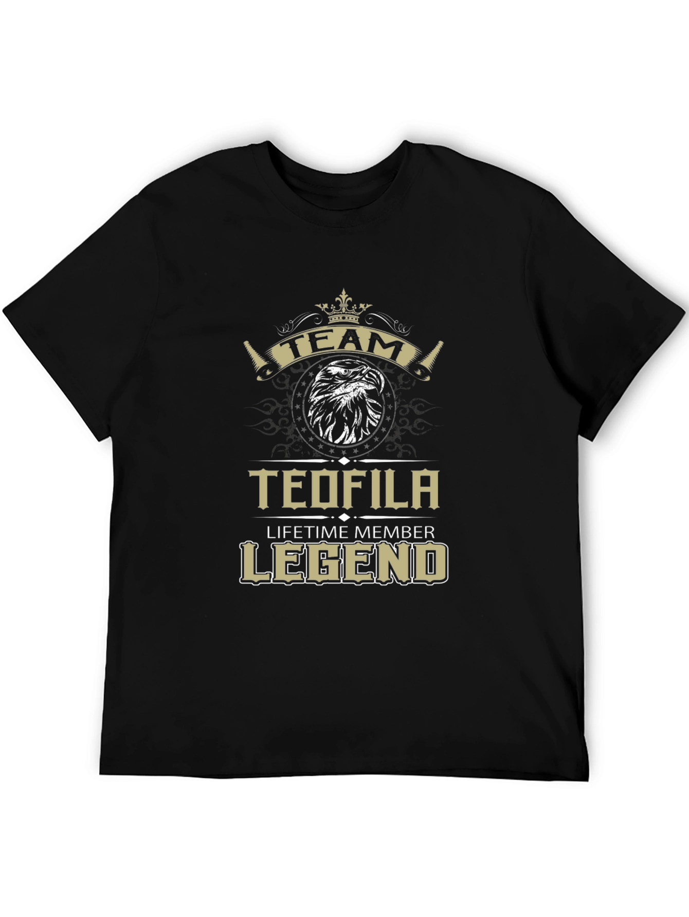 Team Teofila Legend Black Graphic Tee