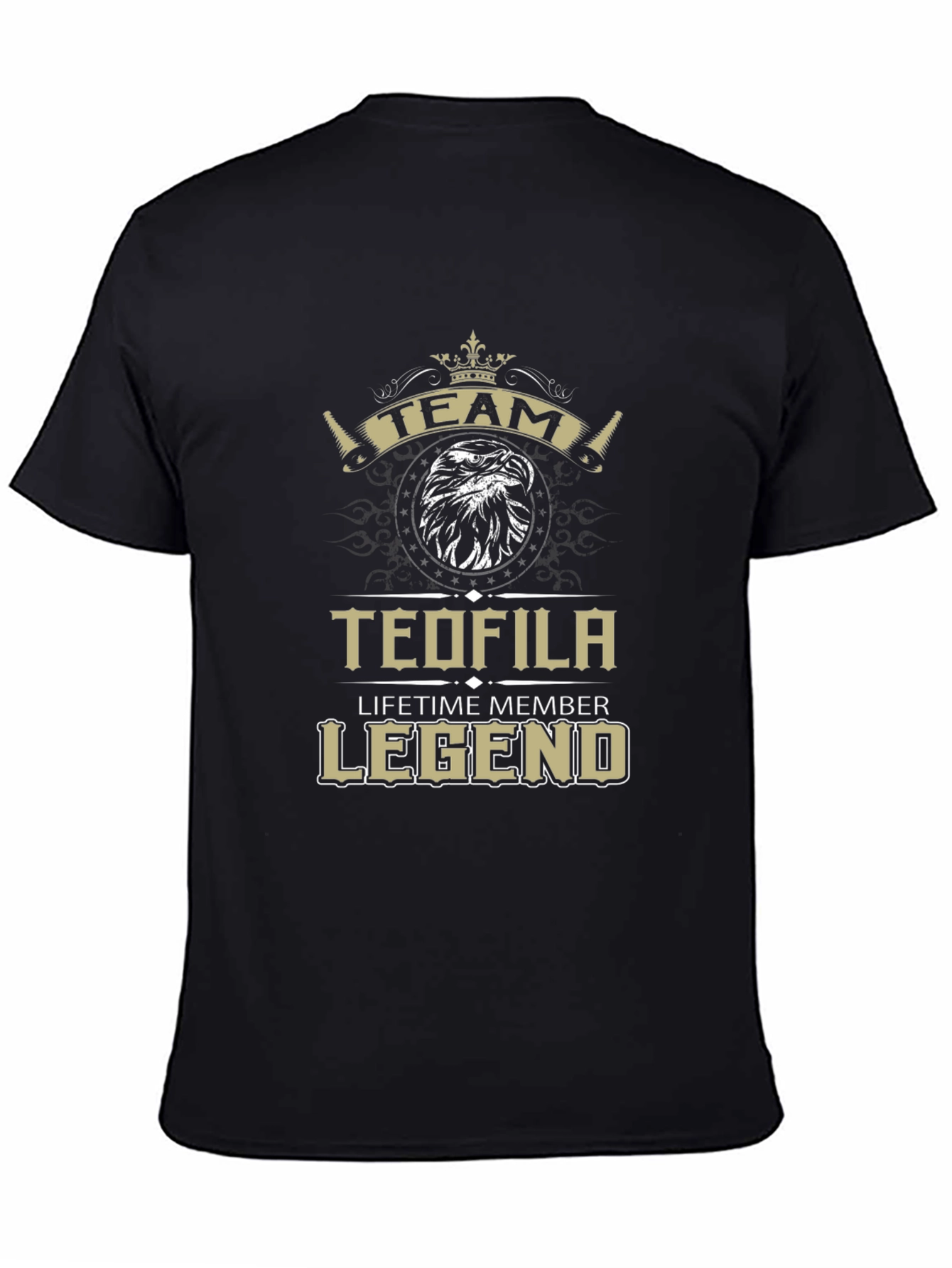 Team Teofila Legend Black Graphic Tee