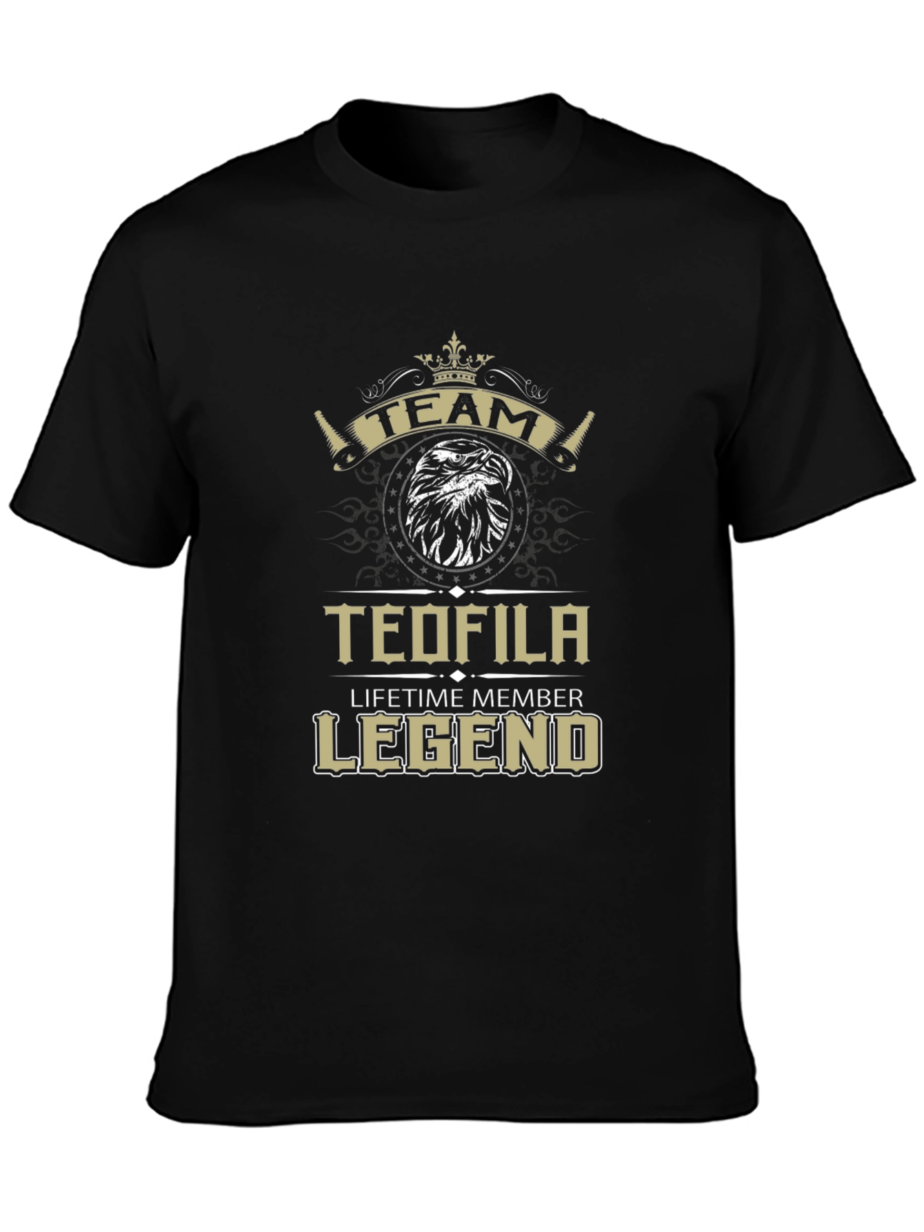 Team Teofila Legend Black Graphic Tee