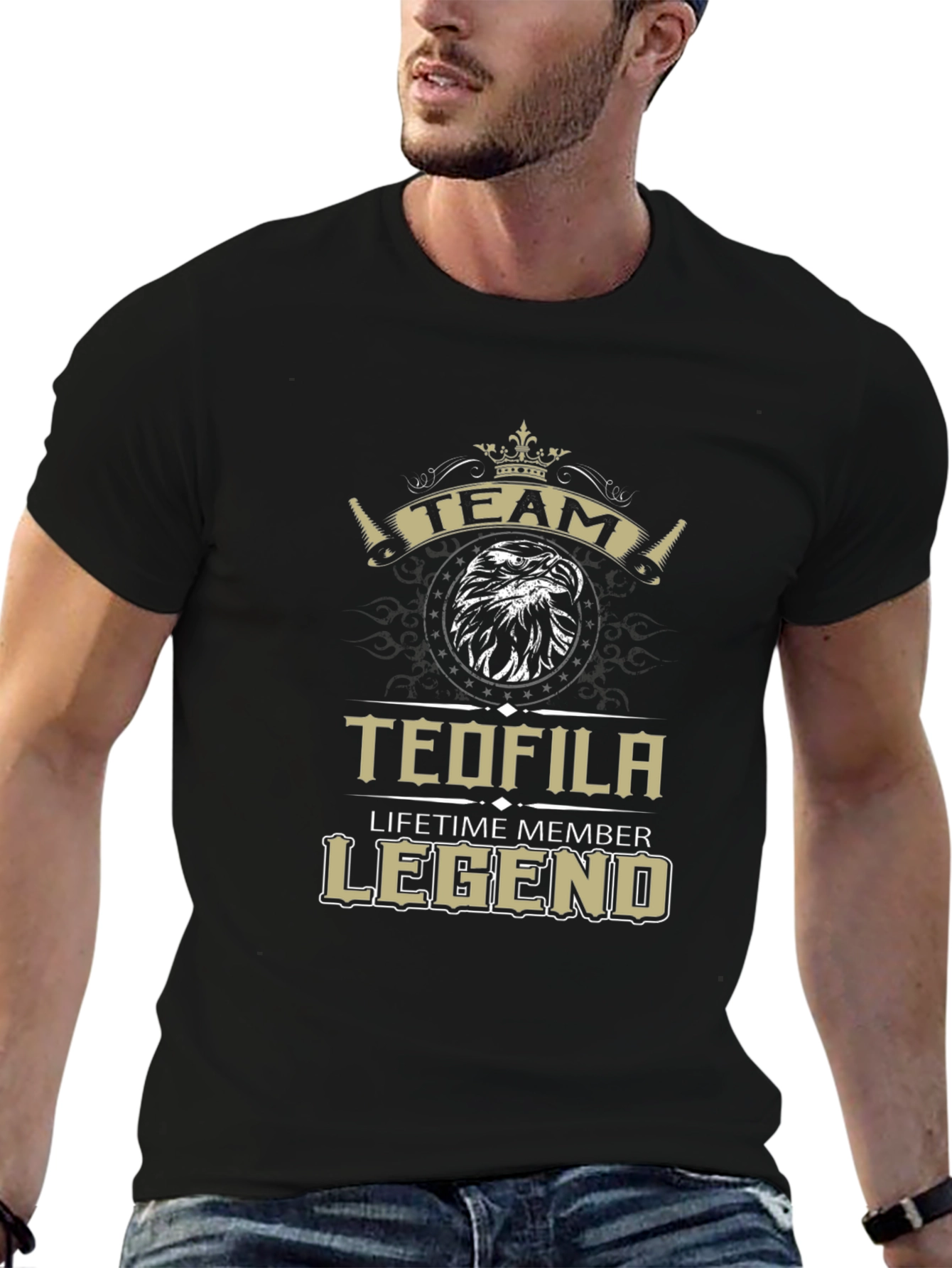 Team Teofila Legend Black Graphic Tee