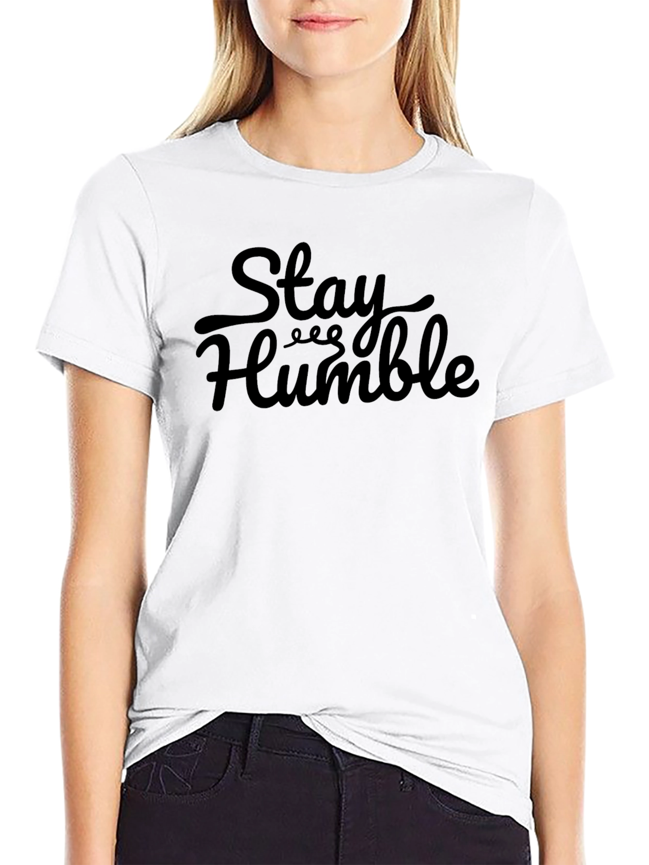 Stay Humble Black T-Shirt Graphic Tee