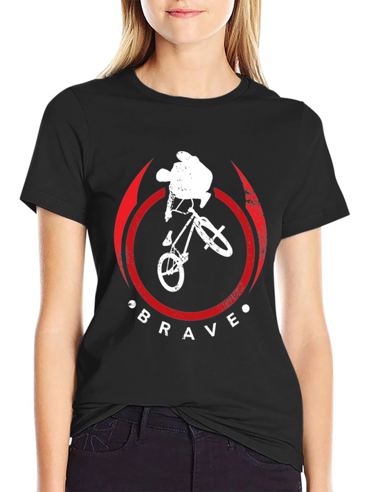 Brave BMX Rider Graphic Tee