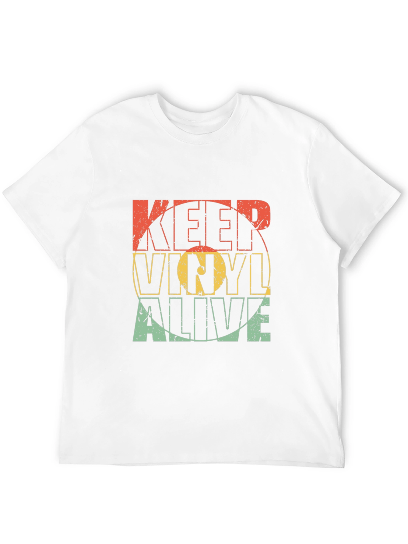 Keep Vinyl Alive Retro Graphic Tee