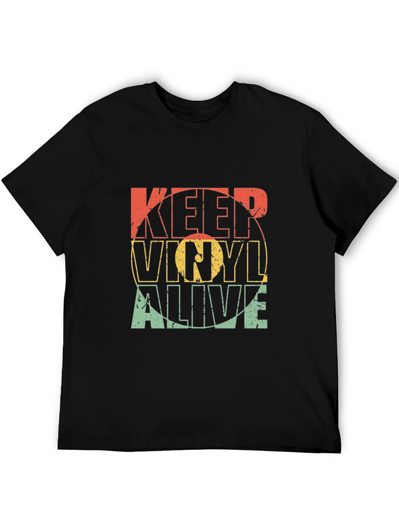 Keep Vinyl Alive Retro Graphic Tee