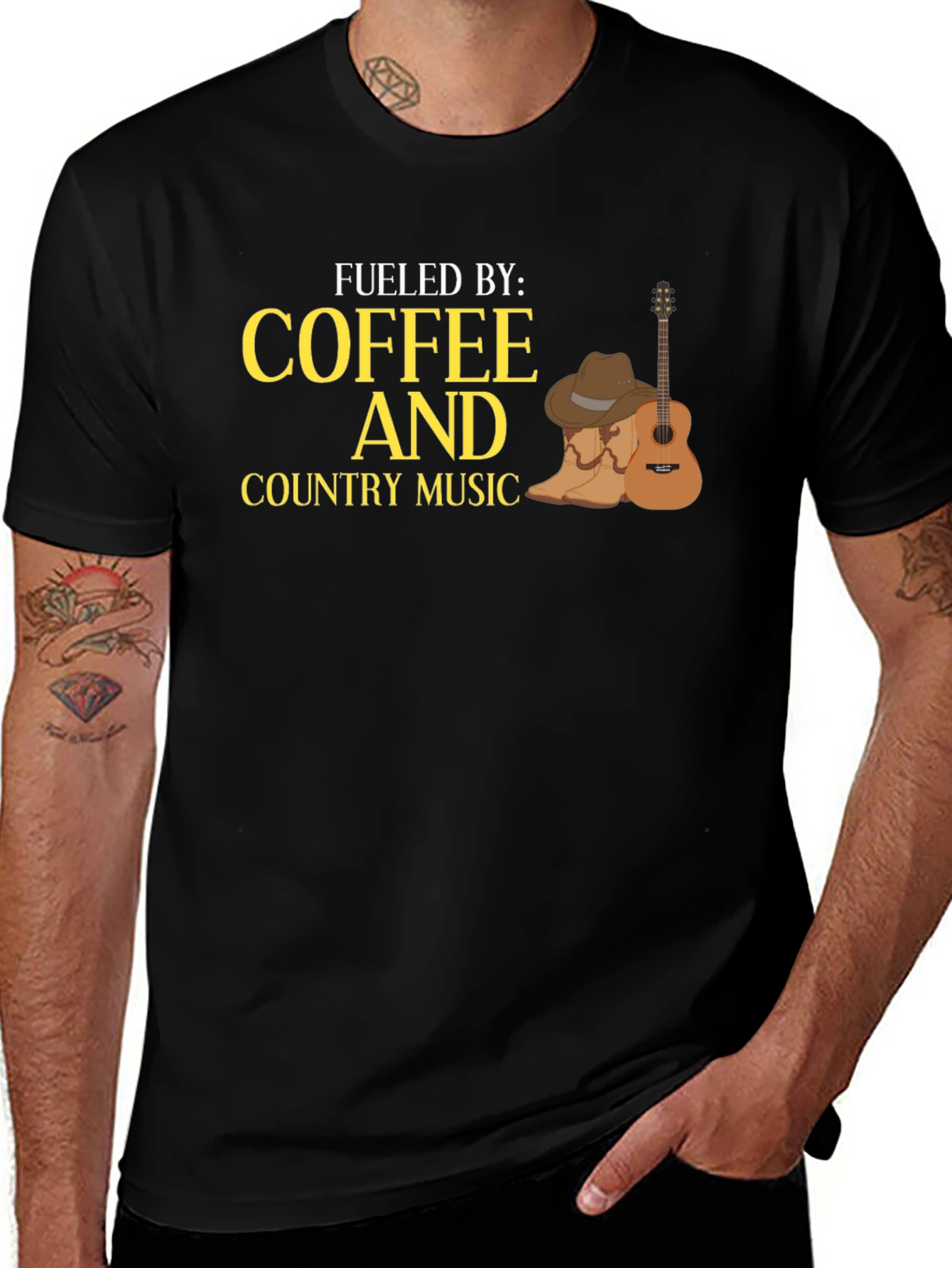 Fueled by Coffee & Country Music T-Shirt