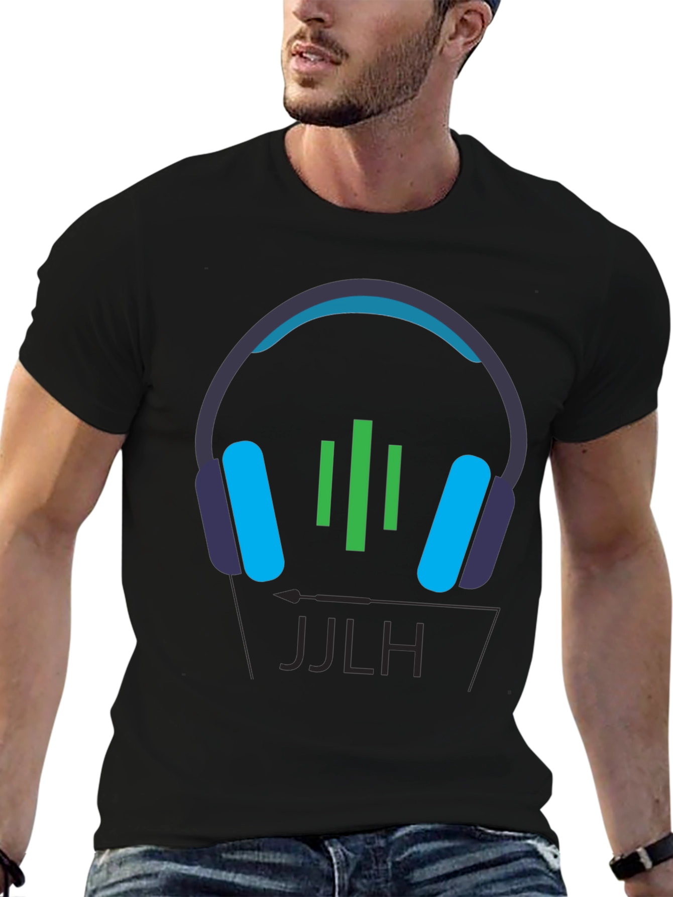 DJ Headphones Graphic Tee