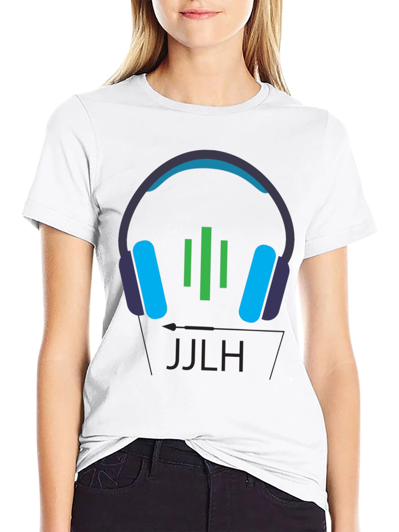 DJ Headphones Graphic Tee