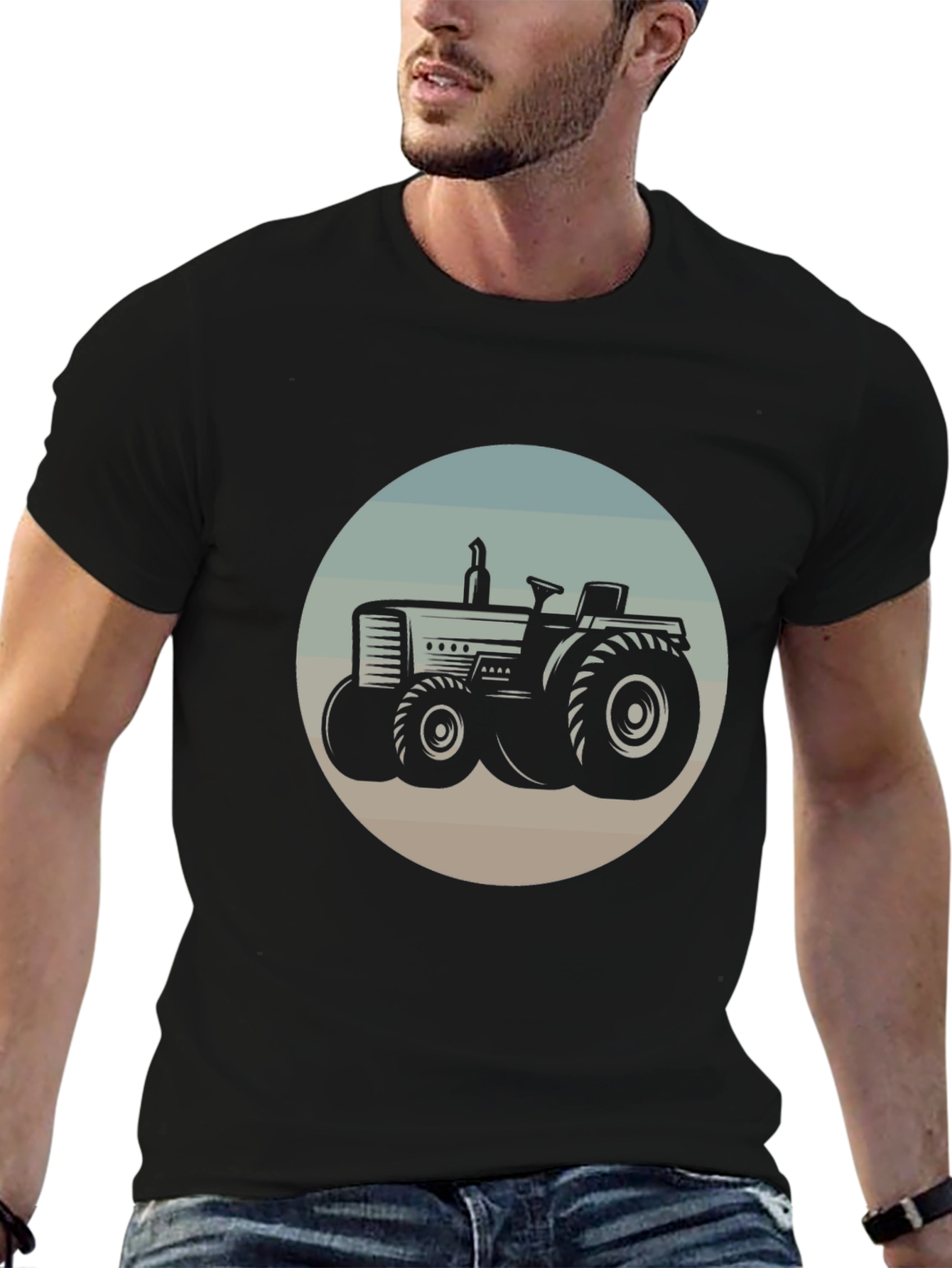 Retro Tractor Graphic T-Shirt - Farm Life Apparel