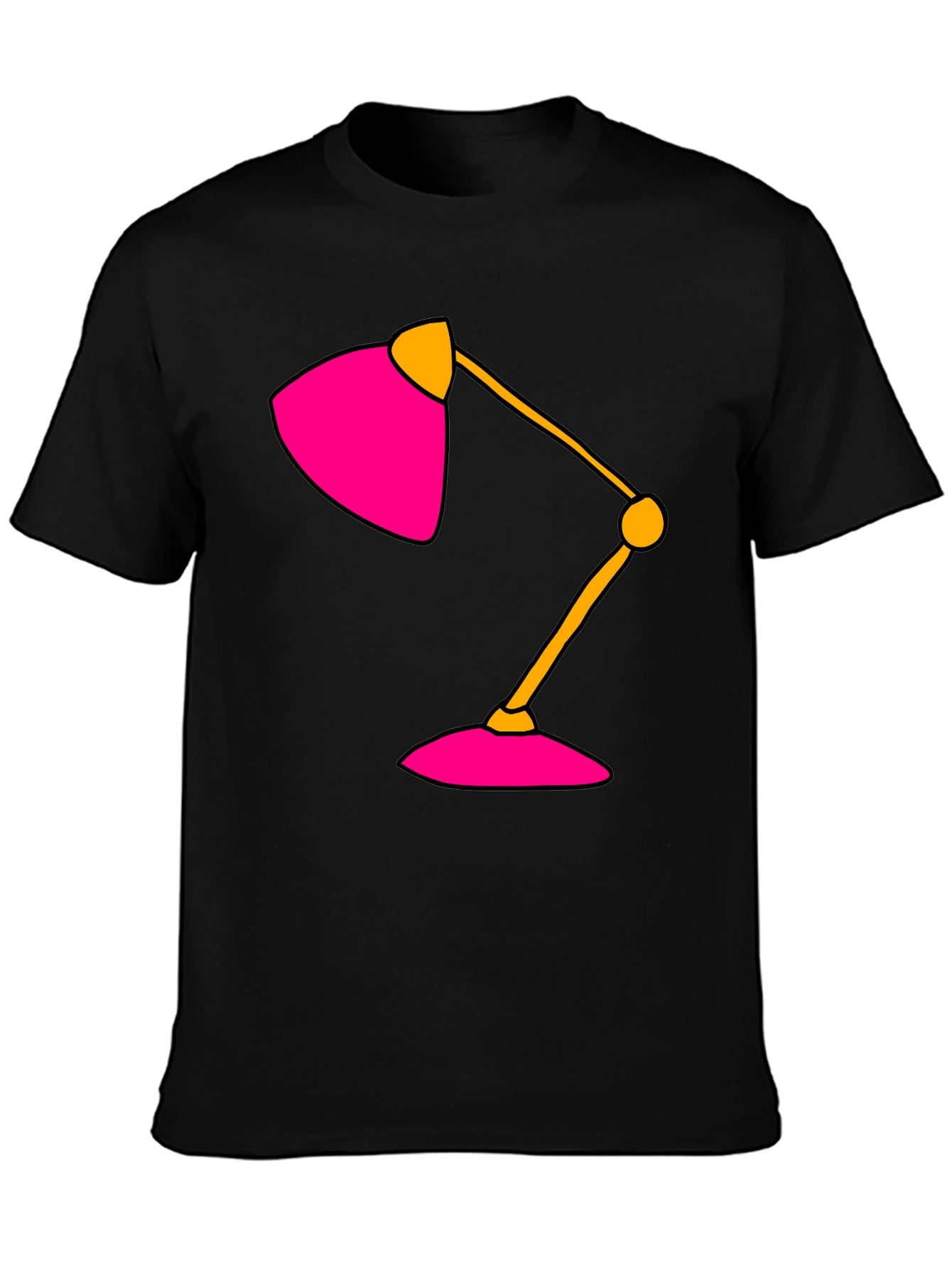 Pink Lamp Graphic T-Shirt - Unique Design Tee