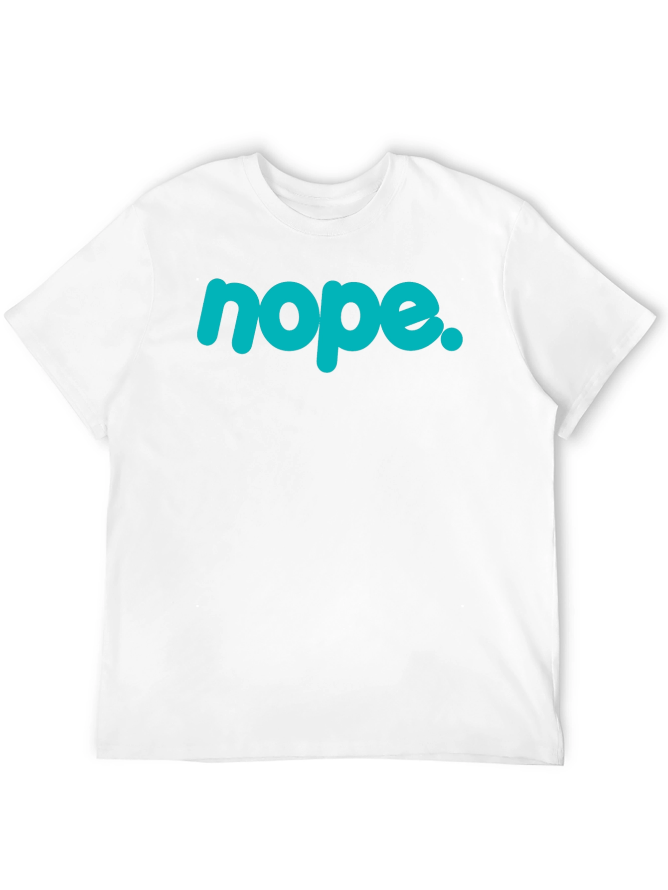 Nope Graphic Tee - Casual Style Black T-Shirt
