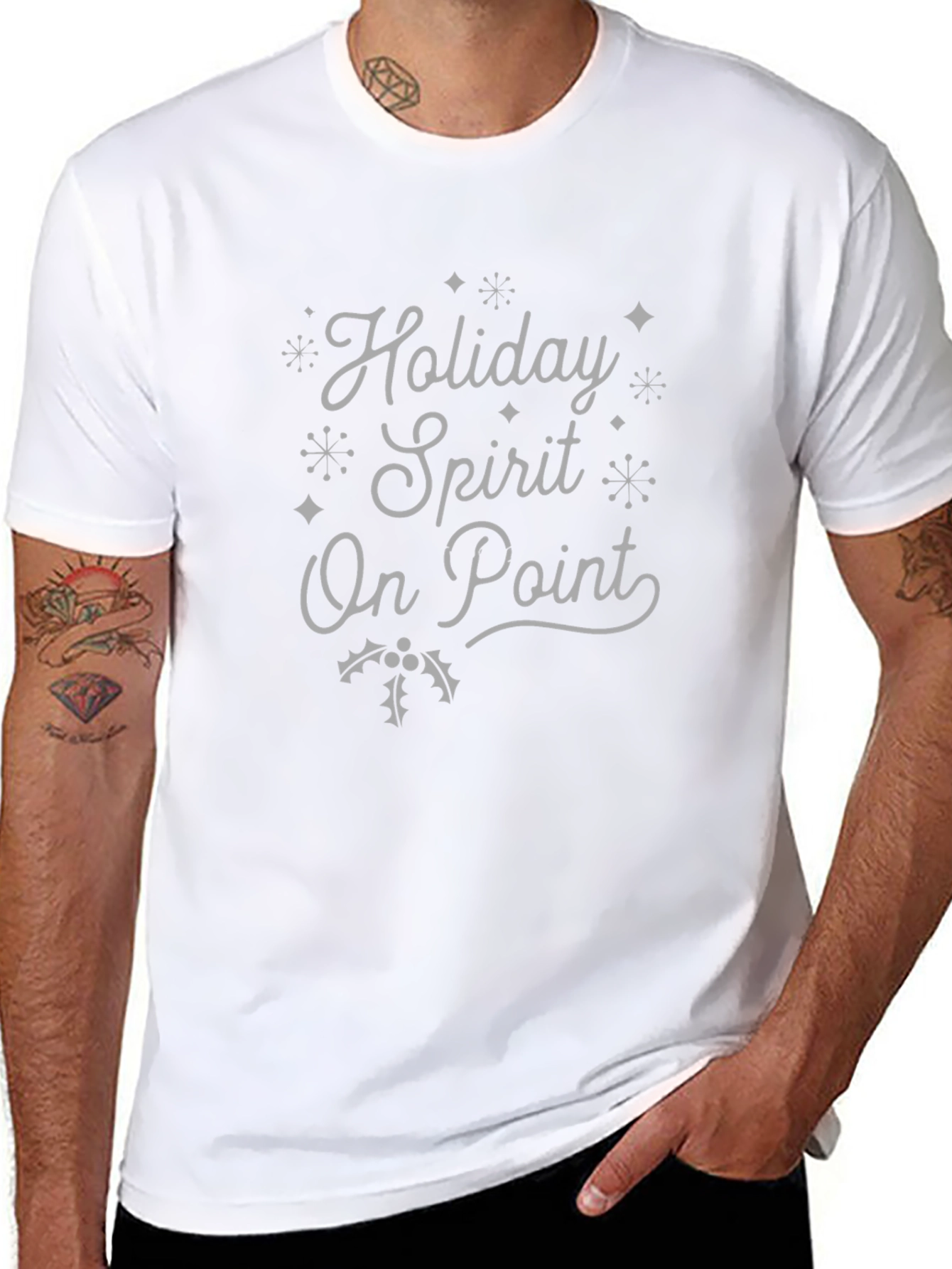 Holiday Spirit On Point Graphic Tee