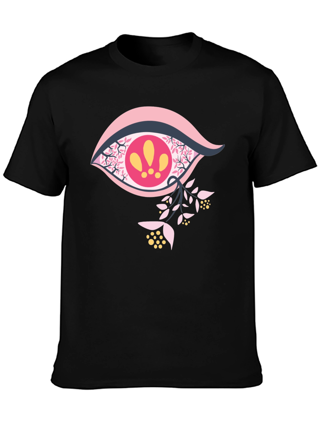 Eye Catching Graphic Tee - Floral Vision