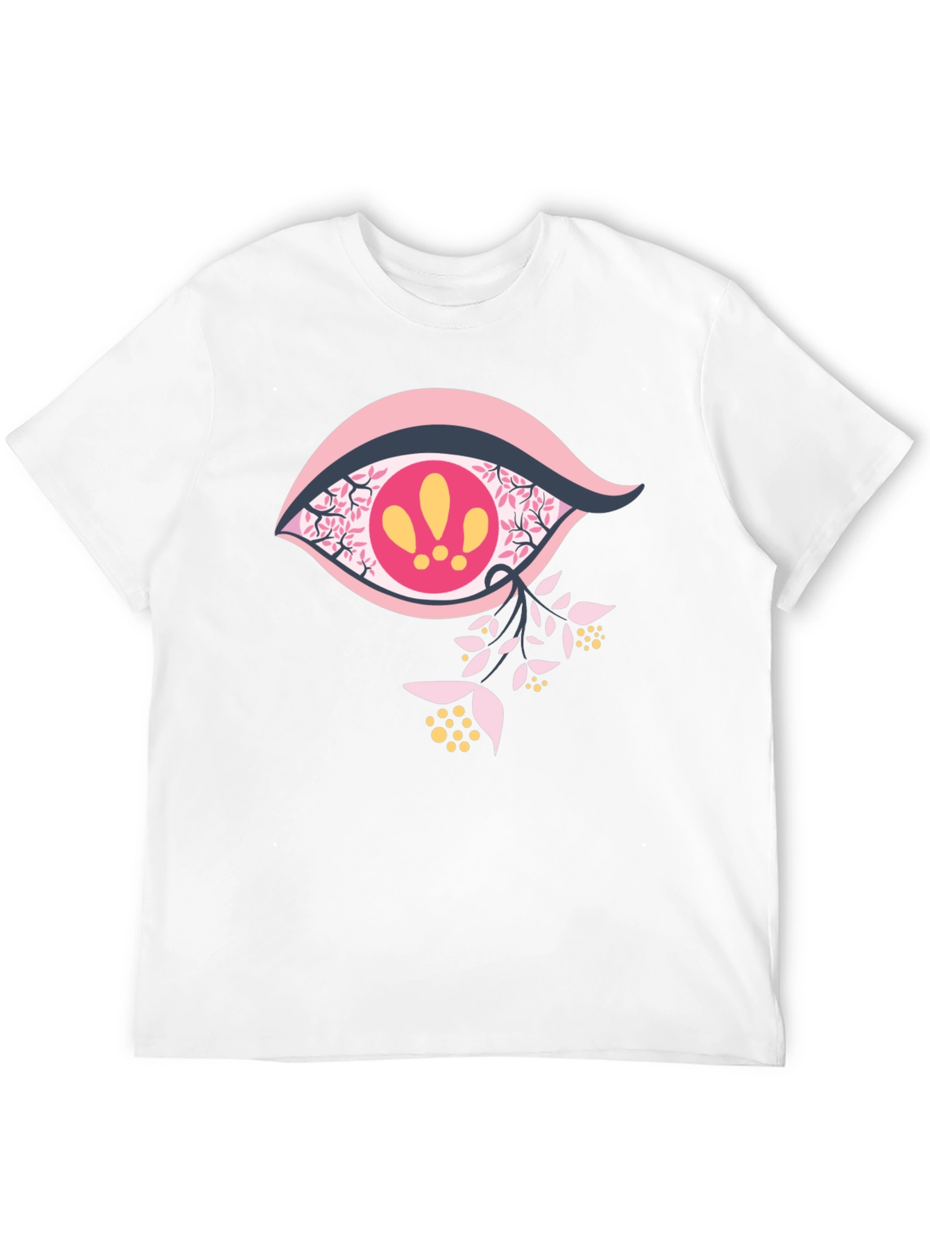 Eye Catching Graphic Tee - Floral Vision