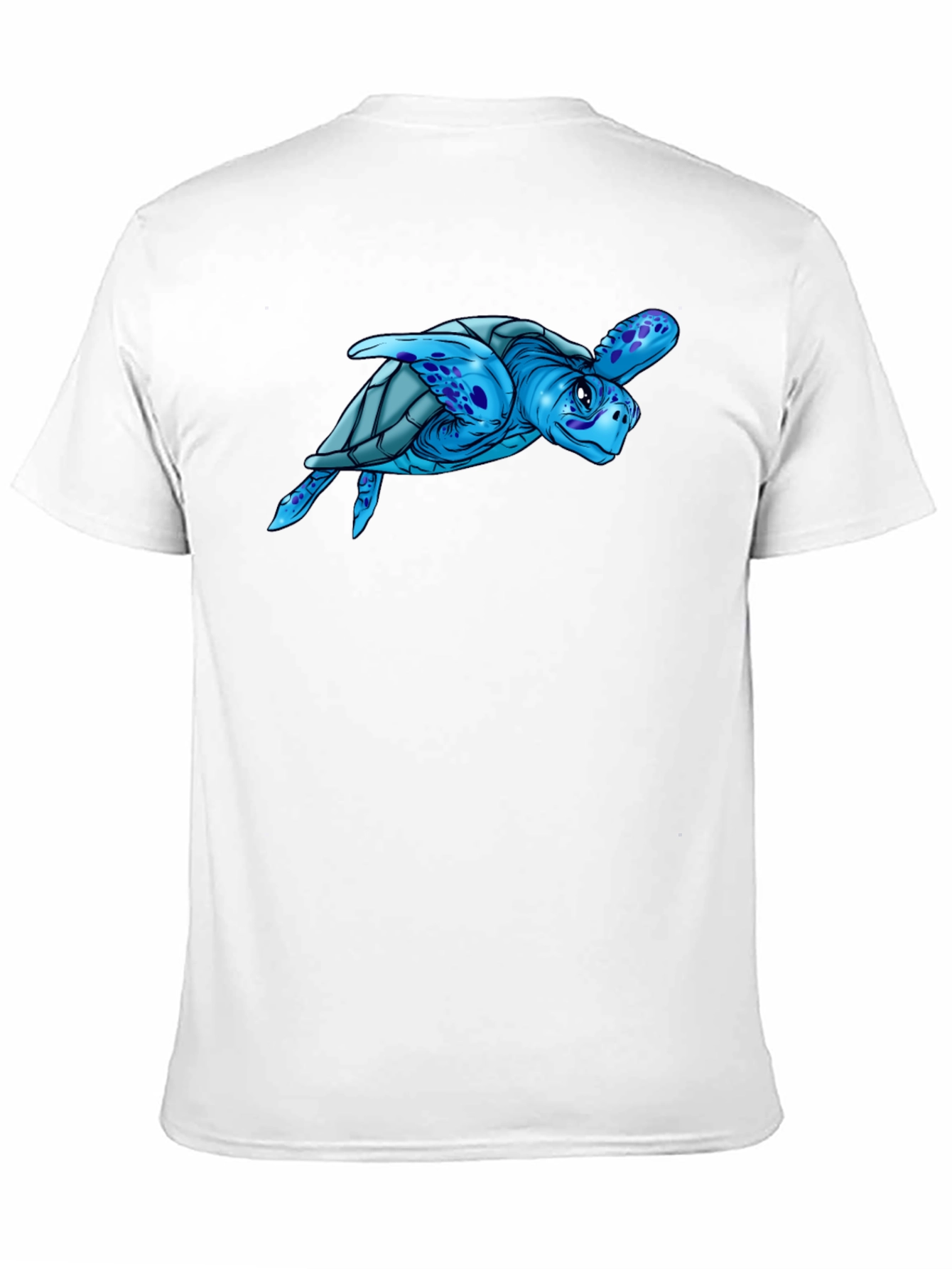 Blue Turtle Graphic T-Shirt - Ocean Lover Tee