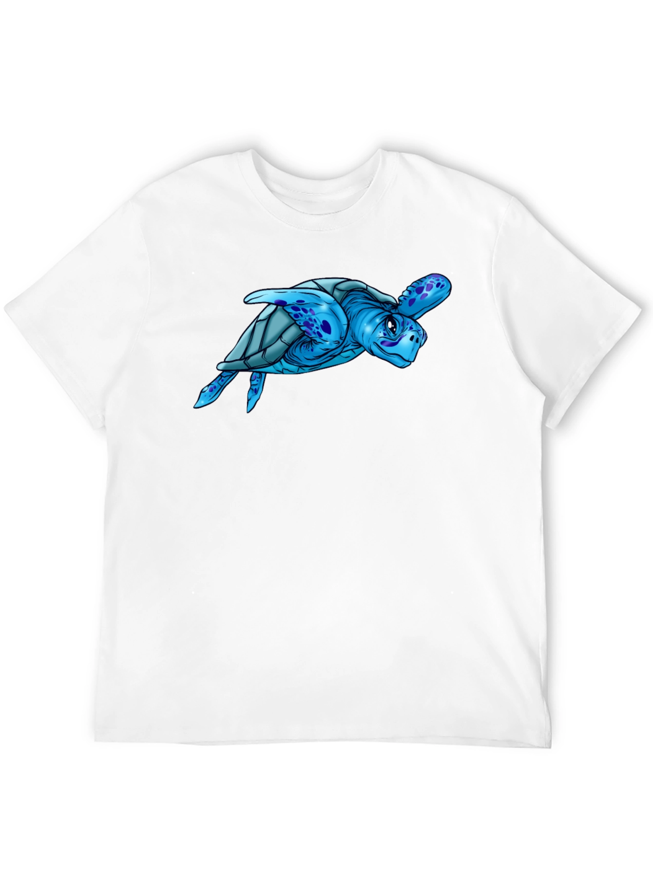Blue Turtle Graphic T-Shirt - Ocean Lover Tee