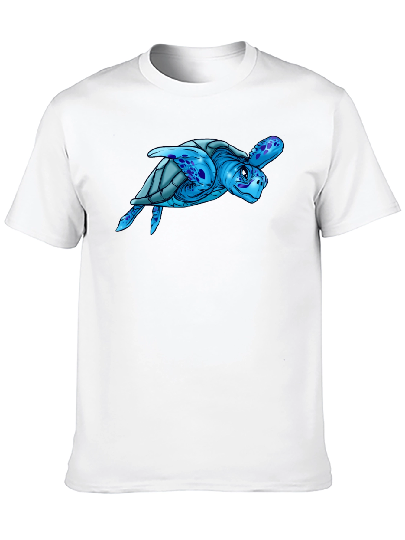 Blue Turtle Graphic T-Shirt - Ocean Lover Tee