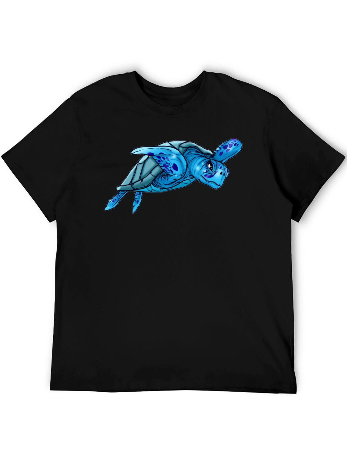 Blue Turtle Graphic T-Shirt - Ocean Lover Tee