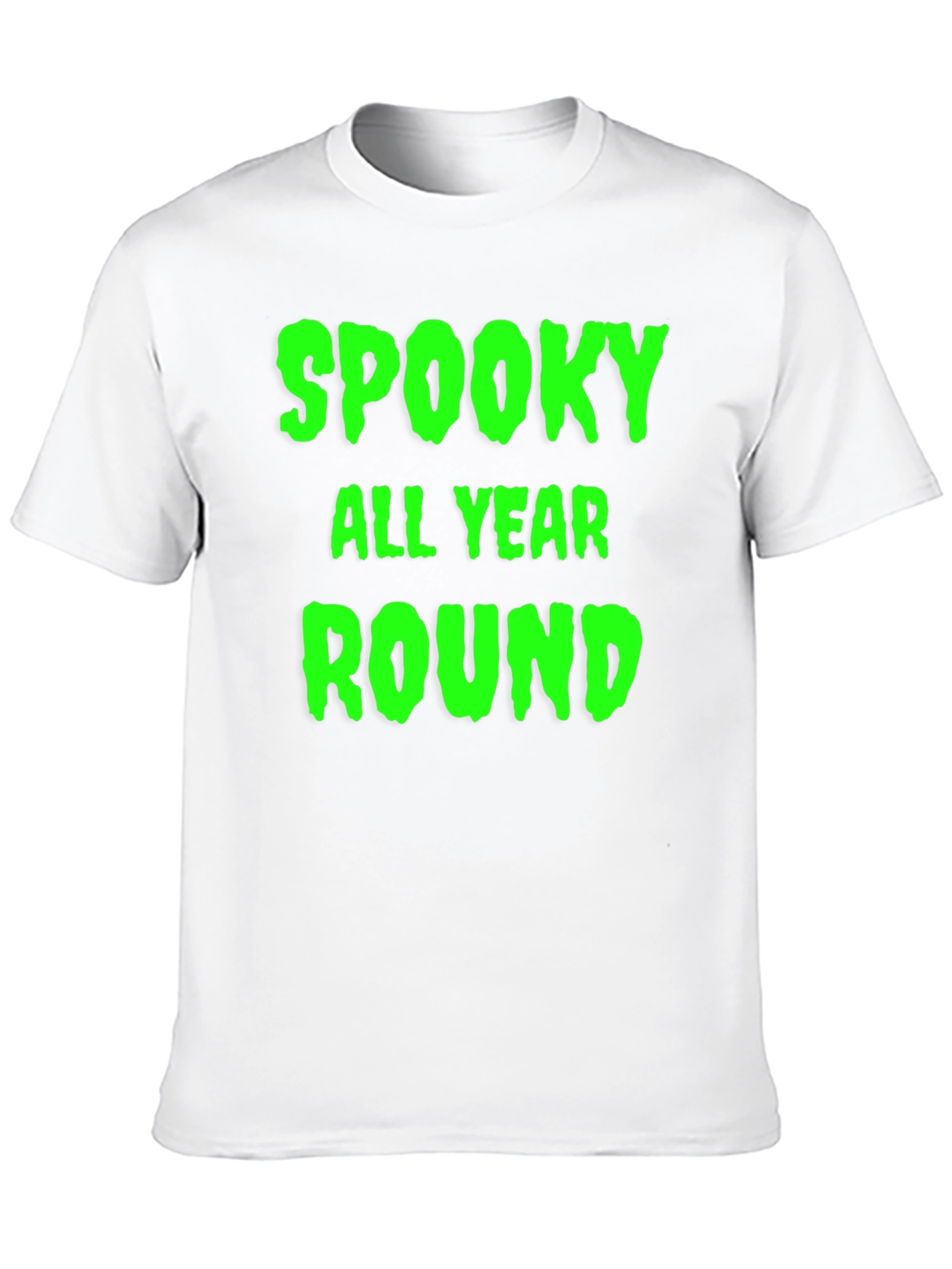 Spooky All Year Round Graphic Tee - Black T-Shirt