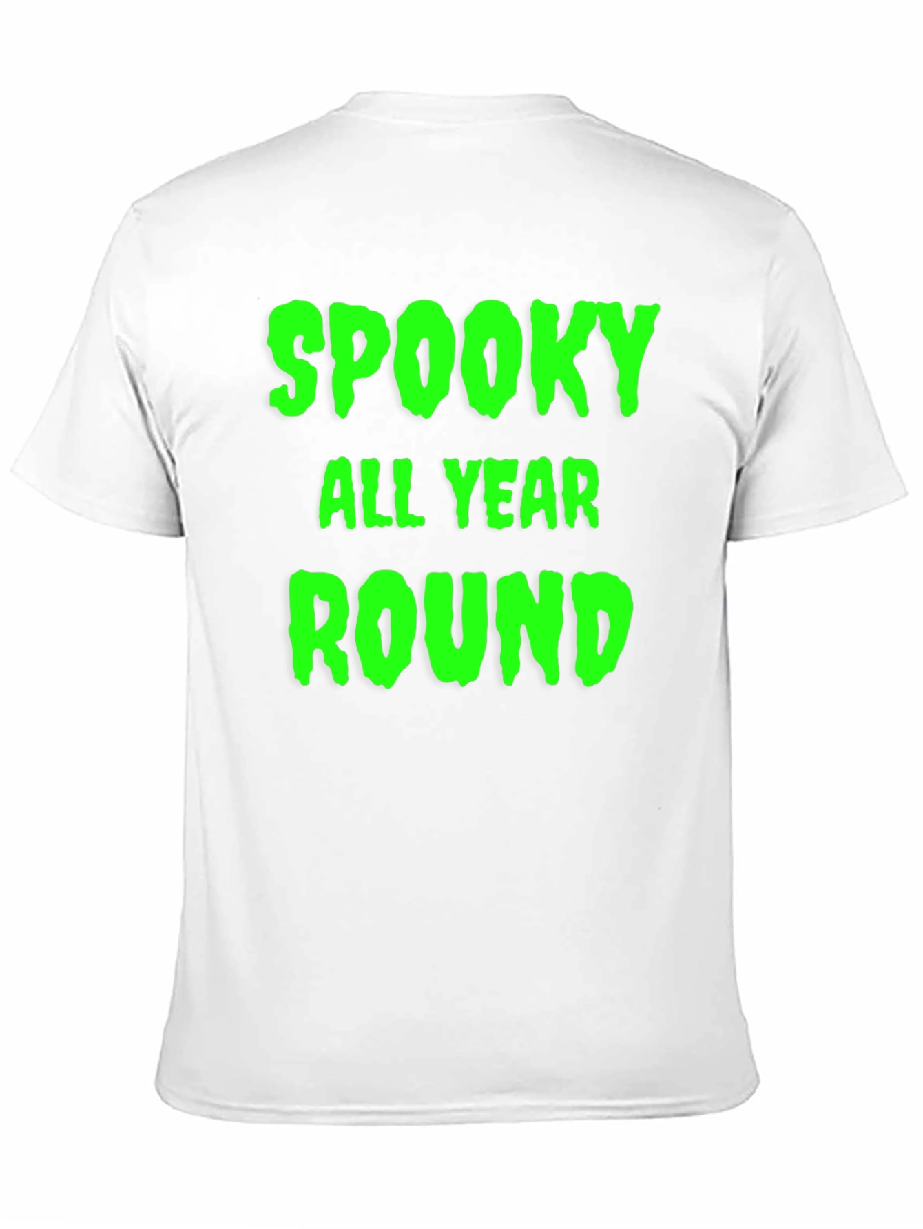 Spooky All Year Round Graphic Tee - Black T-Shirt