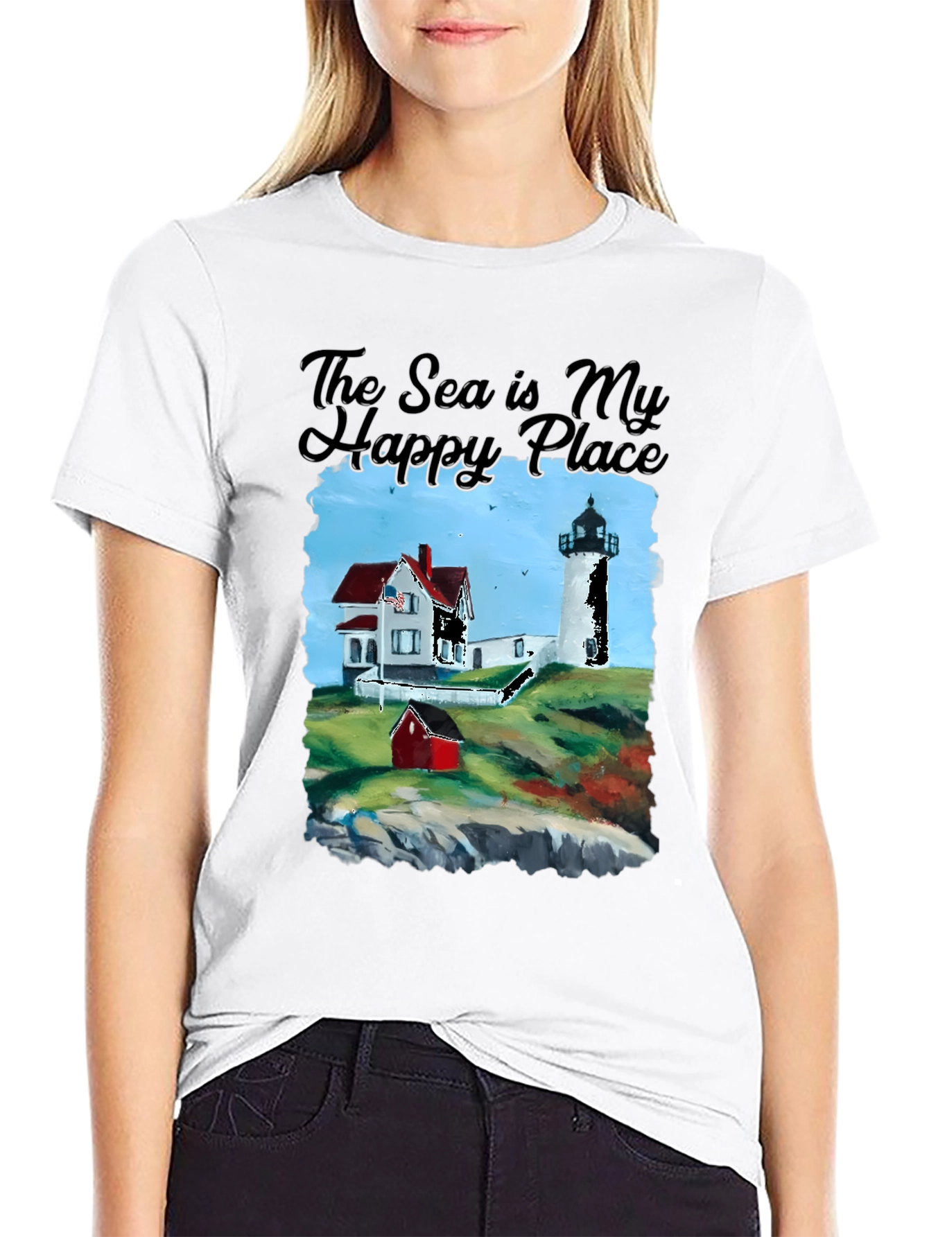 Nautical Lighthouse Graphic Tee