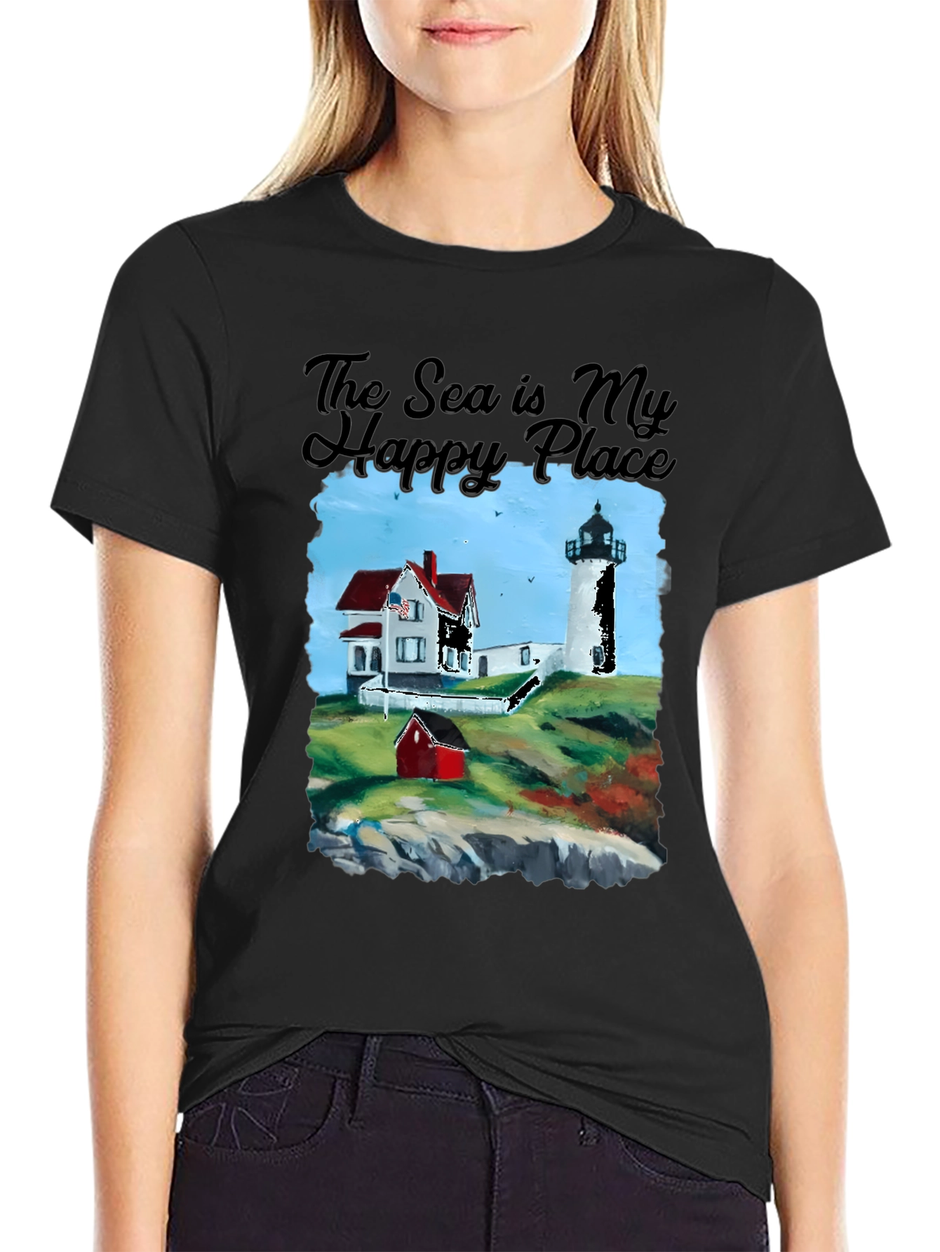 Nautical Lighthouse Graphic Tee