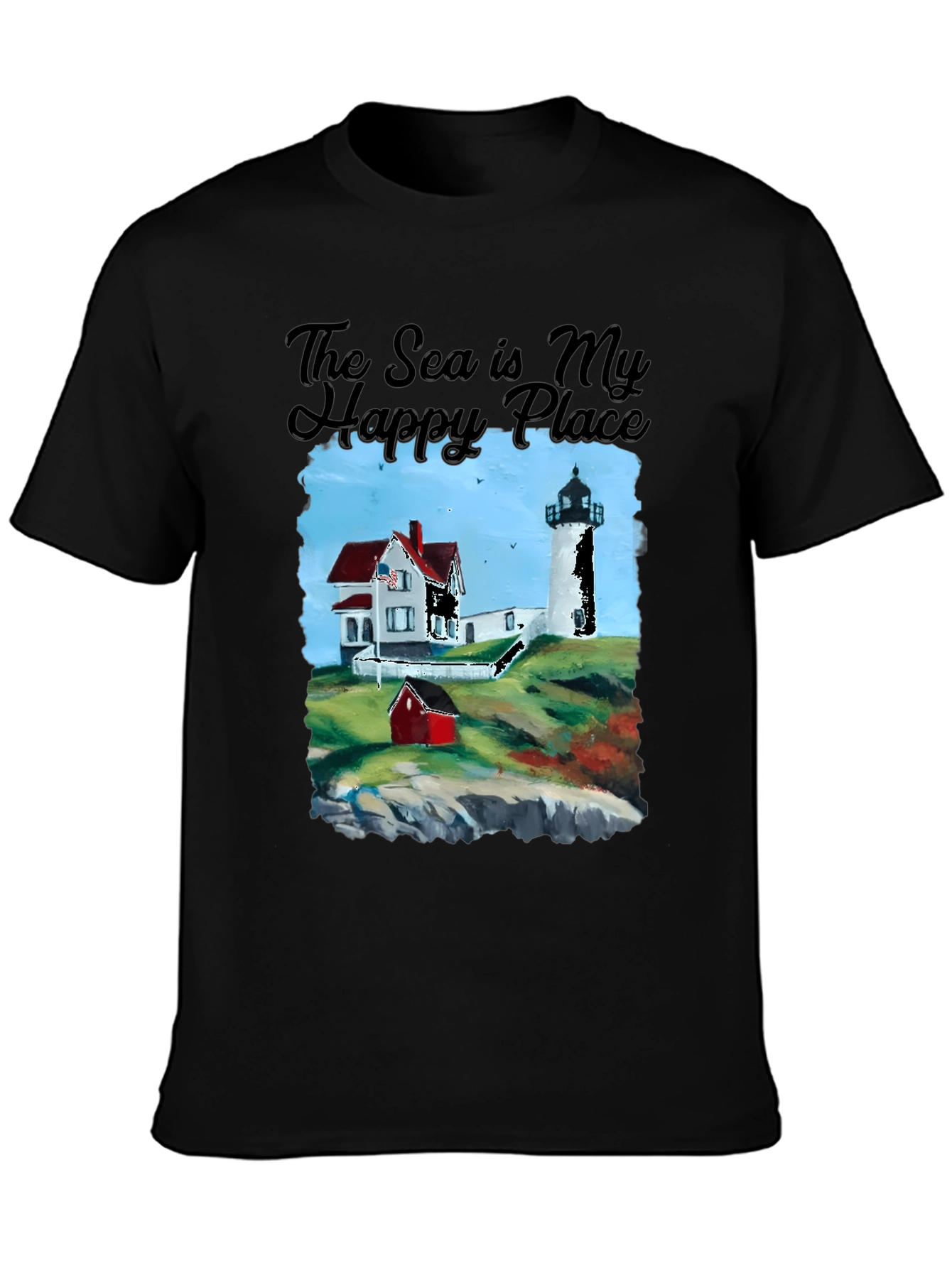 Nautical Lighthouse Graphic Tee