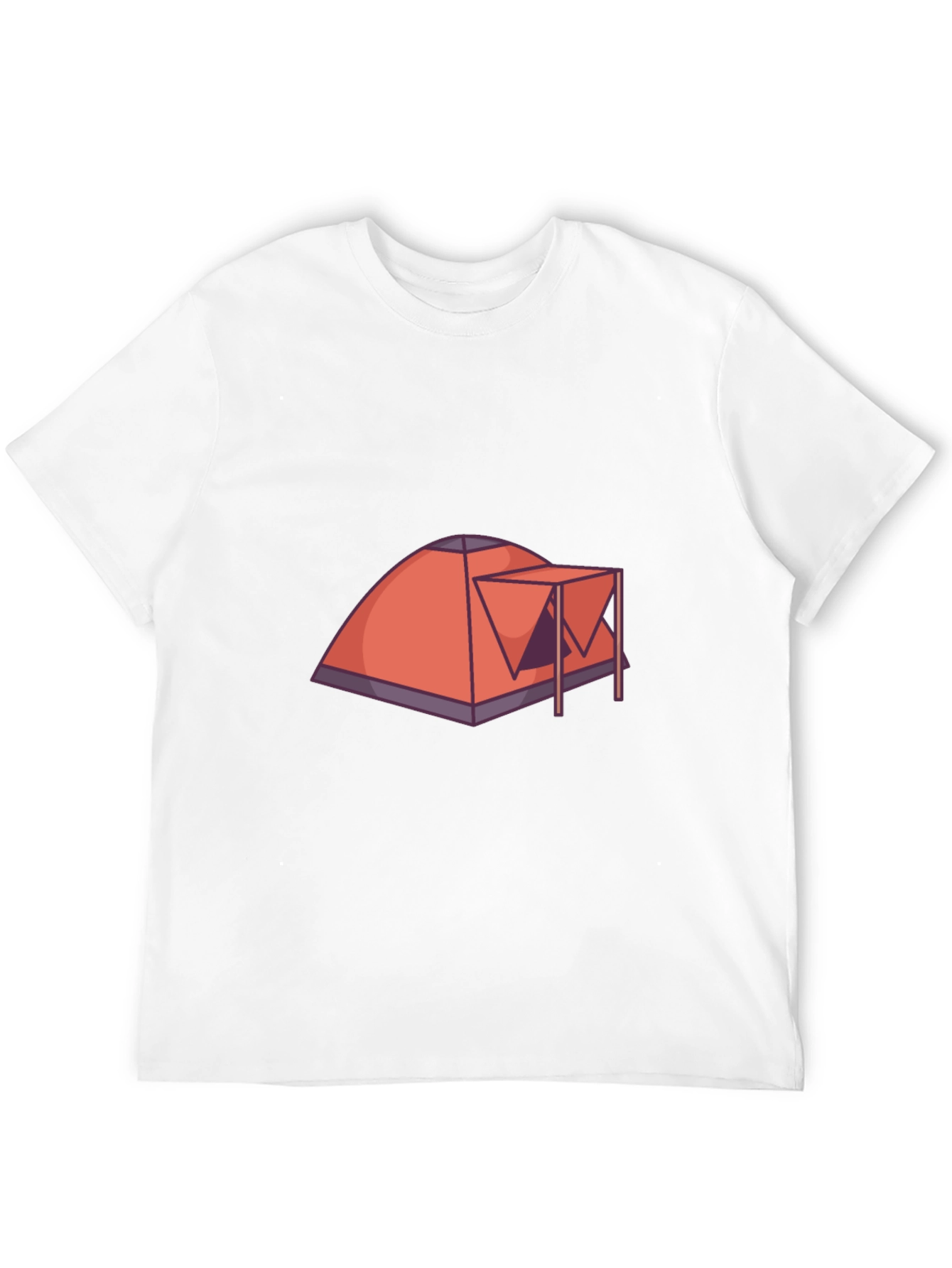 Camping Tent Graphic Tee - Adventure Ready!
