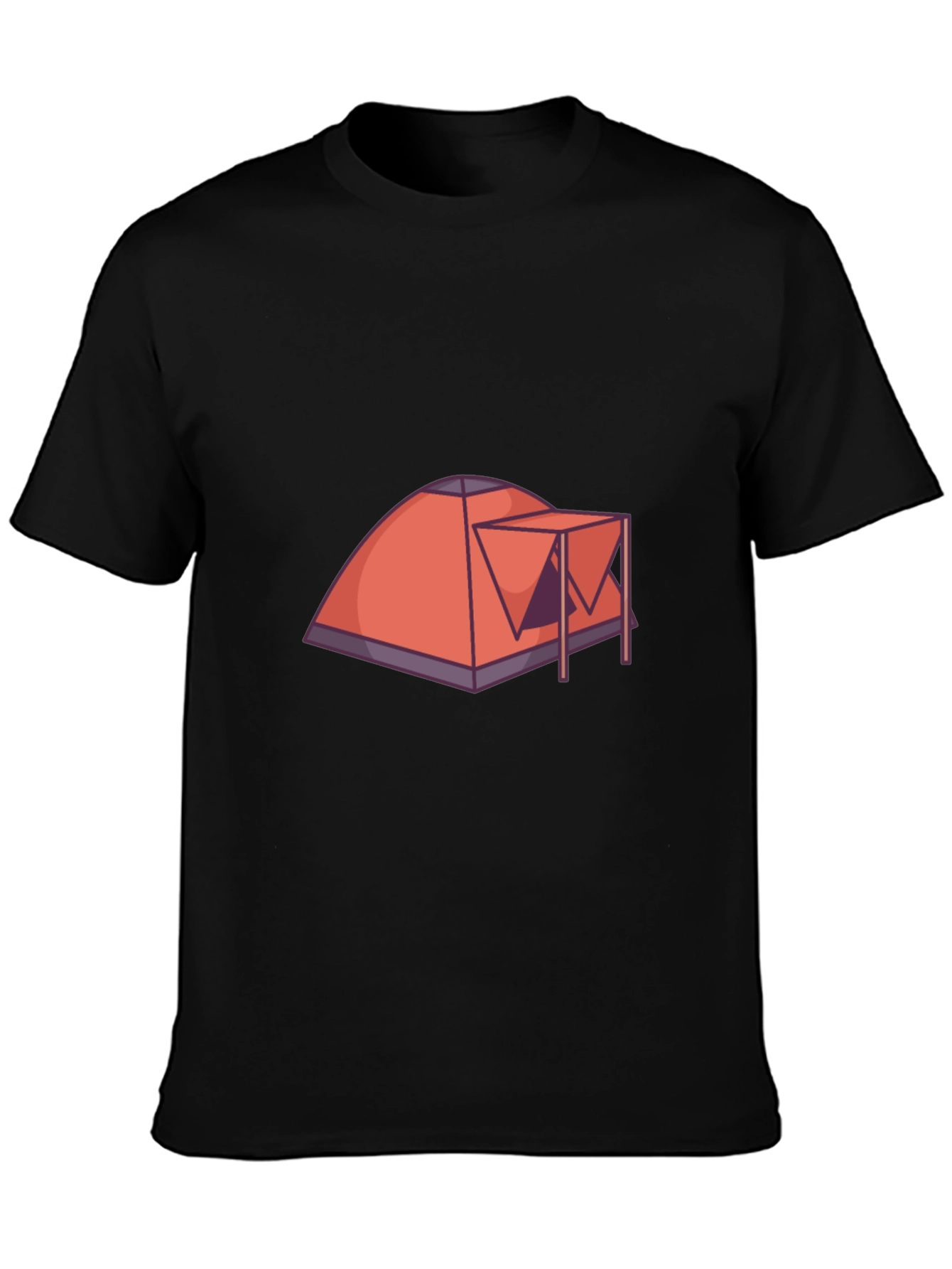 Camping Tent Graphic Tee - Adventure Ready!