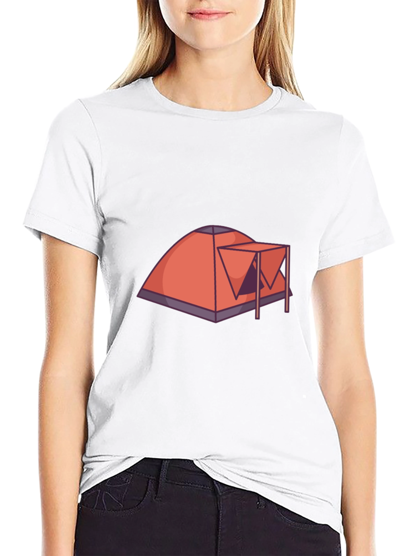 Camping Tent Graphic Tee - Adventure Ready!