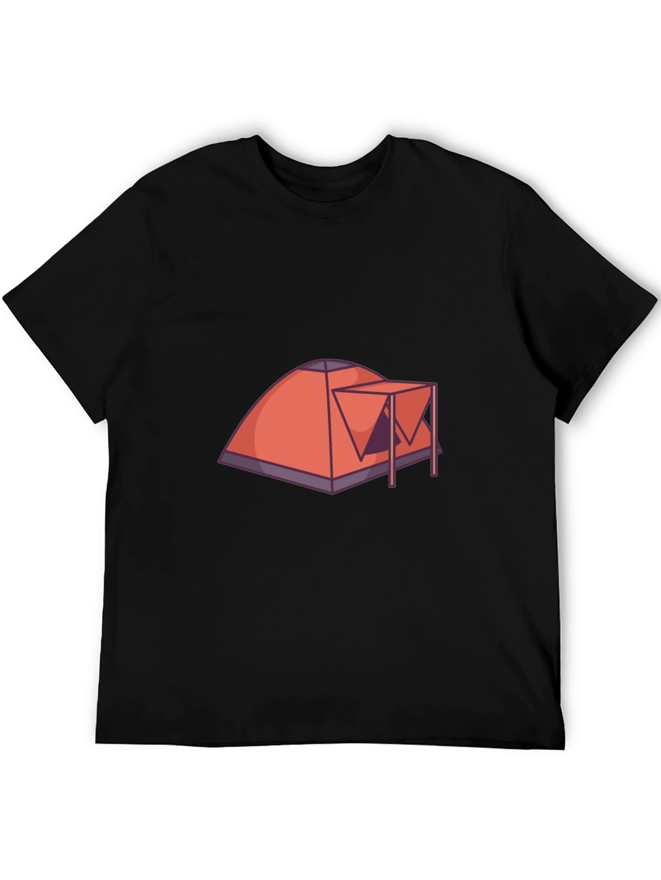 Camping Tent Graphic Tee - Adventure Ready!