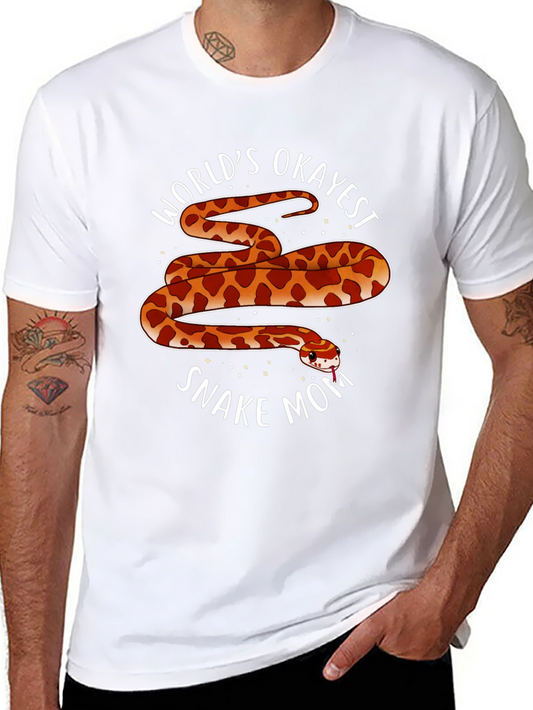Worlds Okayest Snake Mom T-Shirt
