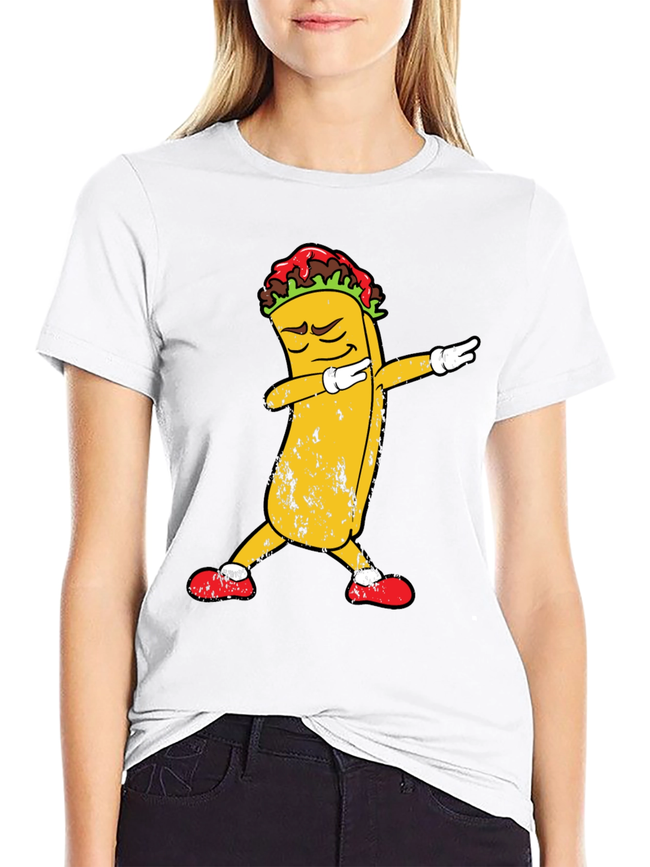Dabbing Taco Graphic Tee - Cool & Fun T-Shirt