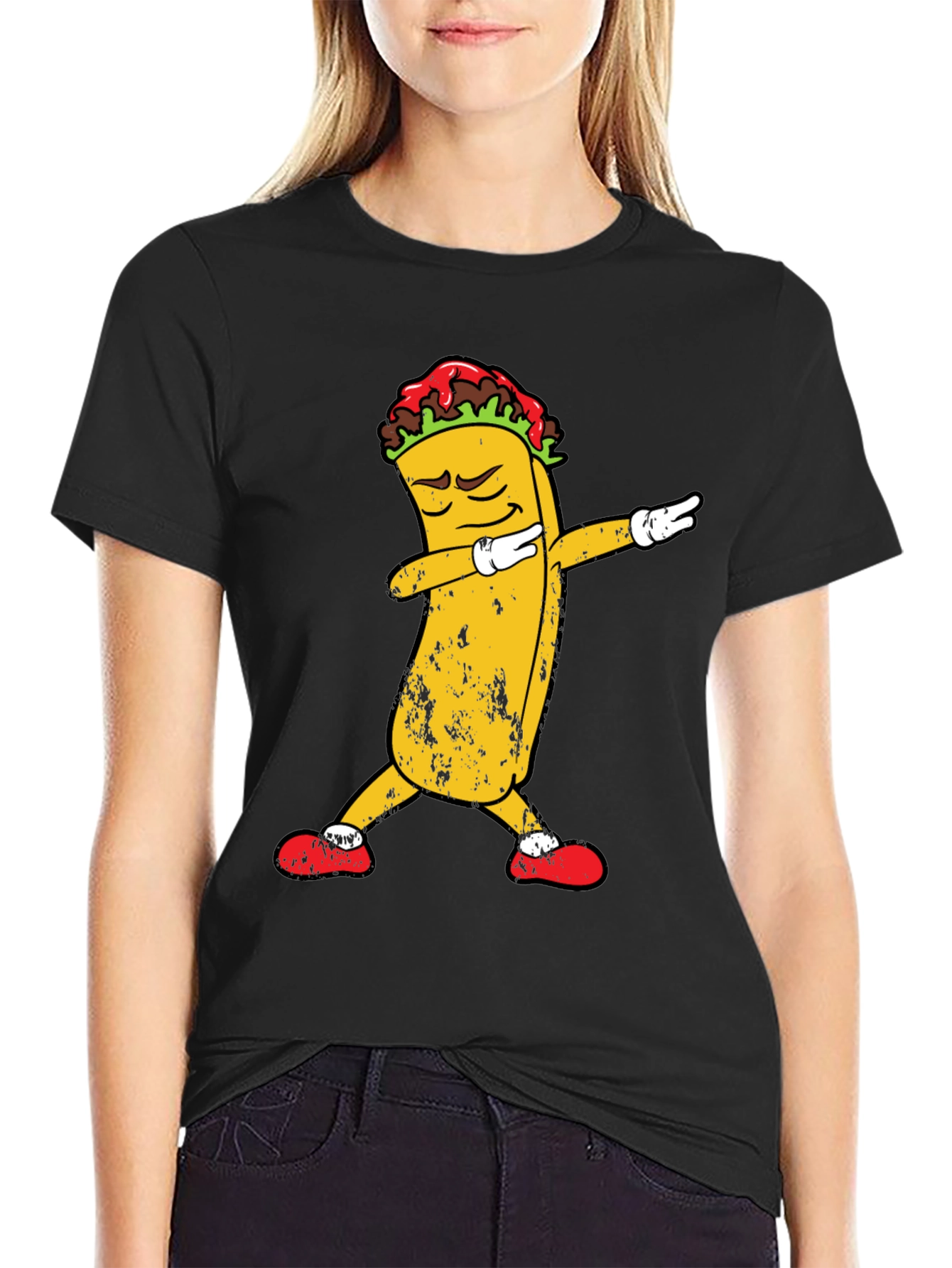 Dabbing Taco Graphic Tee - Cool & Fun T-Shirt