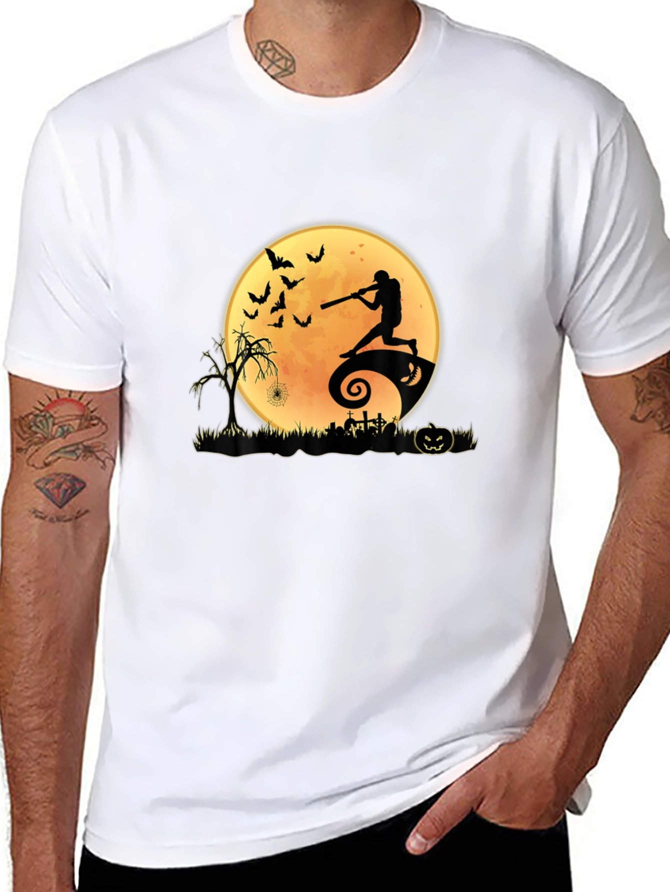 Halloween Baseball Bats Bats Bats T-Shirt