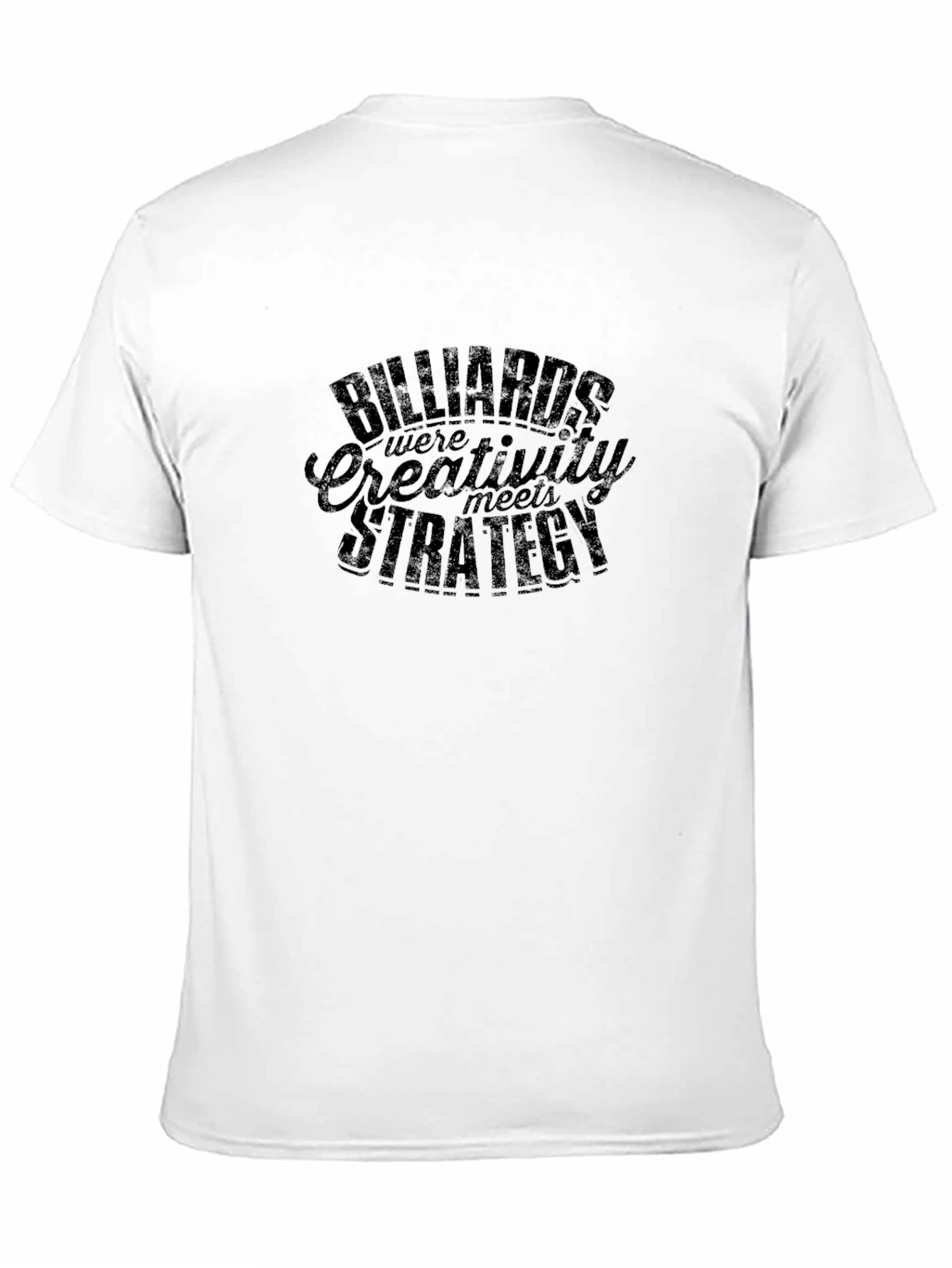 Billiards Creativity Meets Strategy Graphic Tee