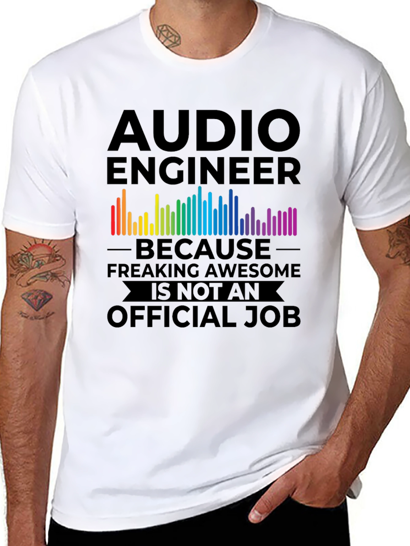 Audio Engineer Freaking Awesome Job T-Shirt